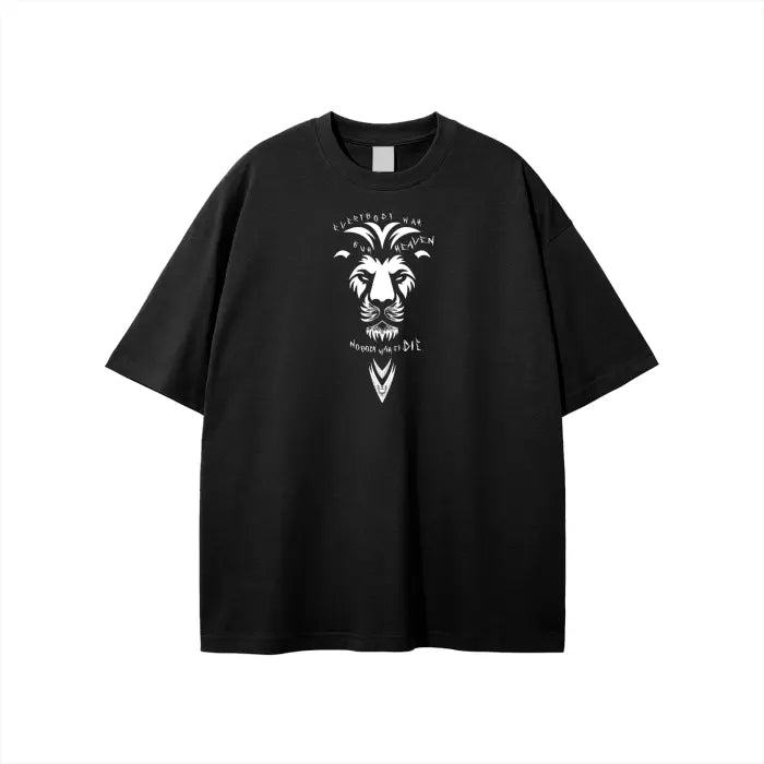 FZ Unisex Streetwear Solid Color Loose Fit FOG Tee