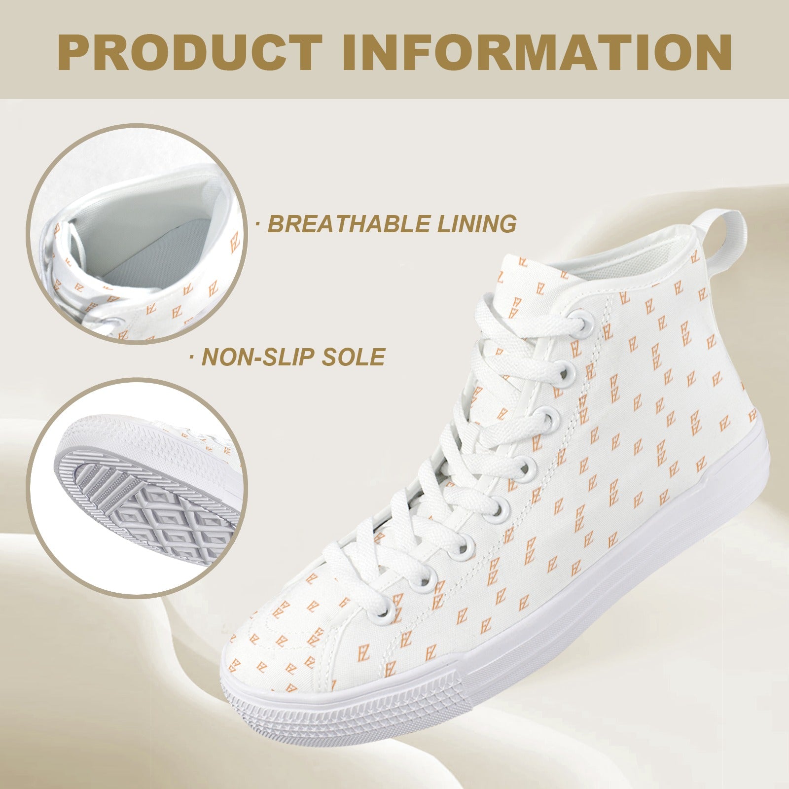 FZ Women's New Vancouver High Top Canvas Shoes