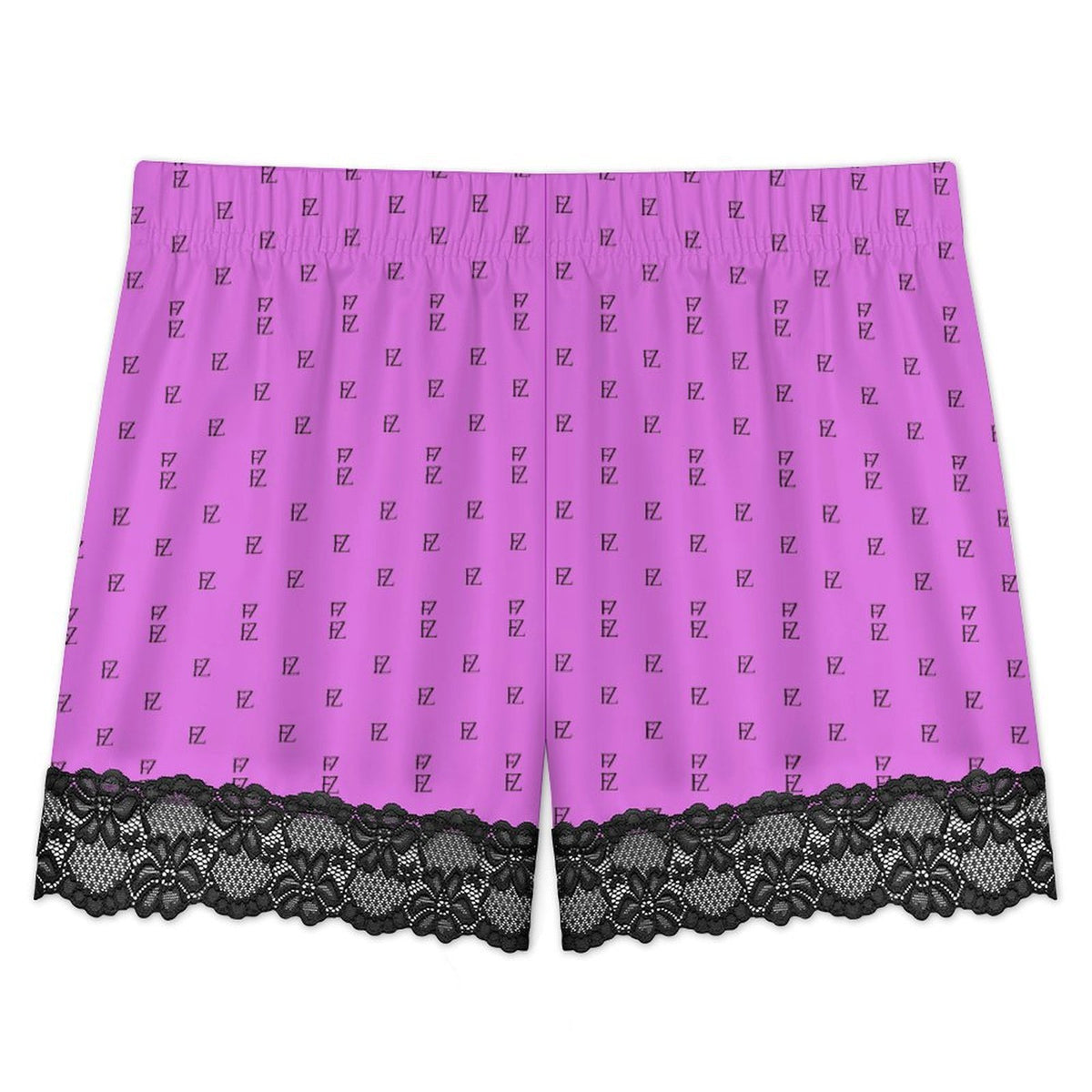Custom Women Lace V Neck Spaghetti Strap Camisole Shorts Pajama Set