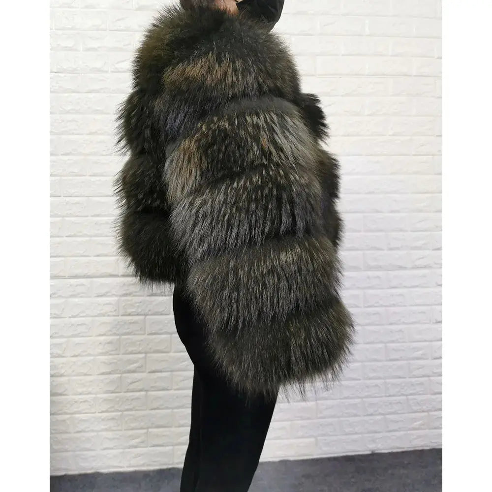 2024 trend natural fur real fur coat women's jacke Leather Woman clothing new outerwears Female Vest FZwear