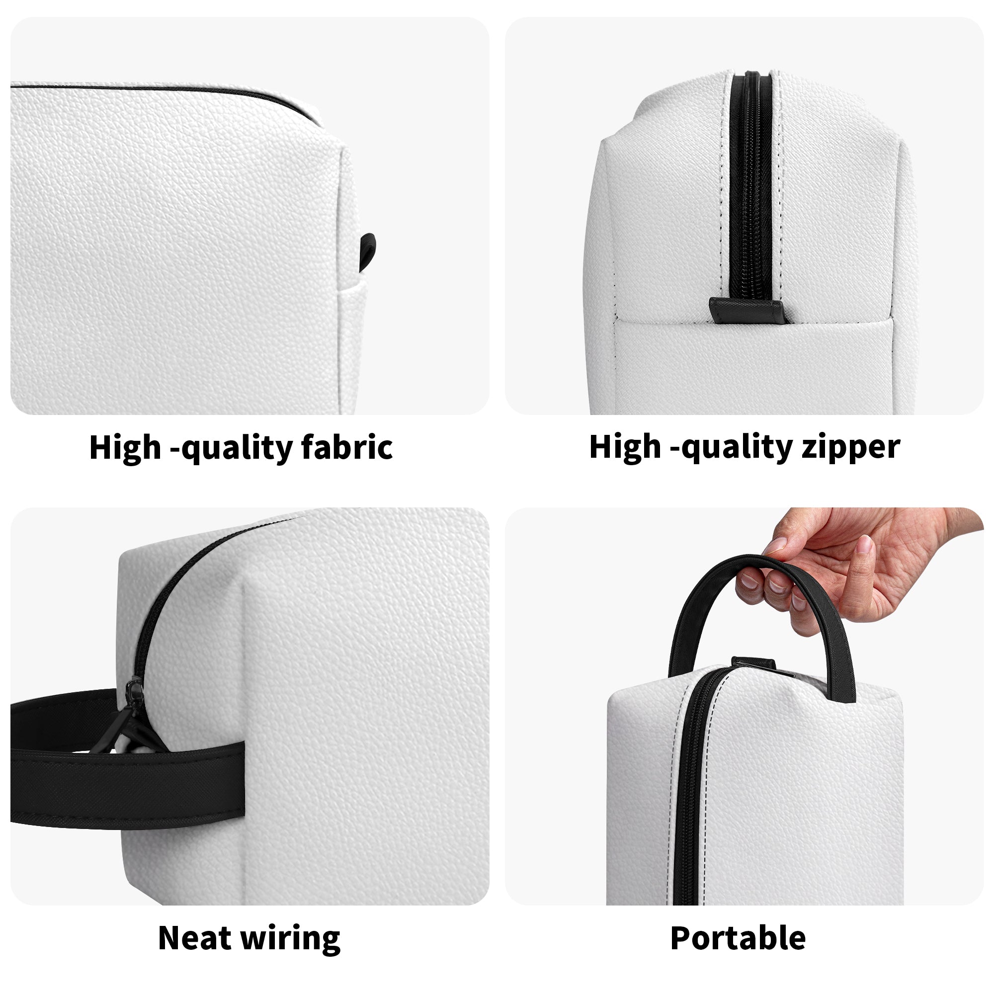 FZ Travel PU Leather Toiletry Bag