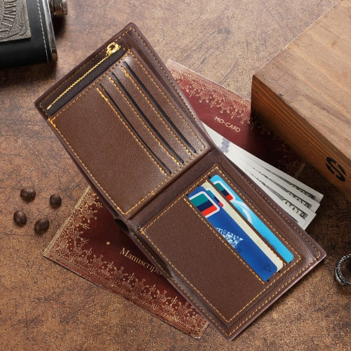 FZ Men's Custom Engraved PU Zippered Wallet