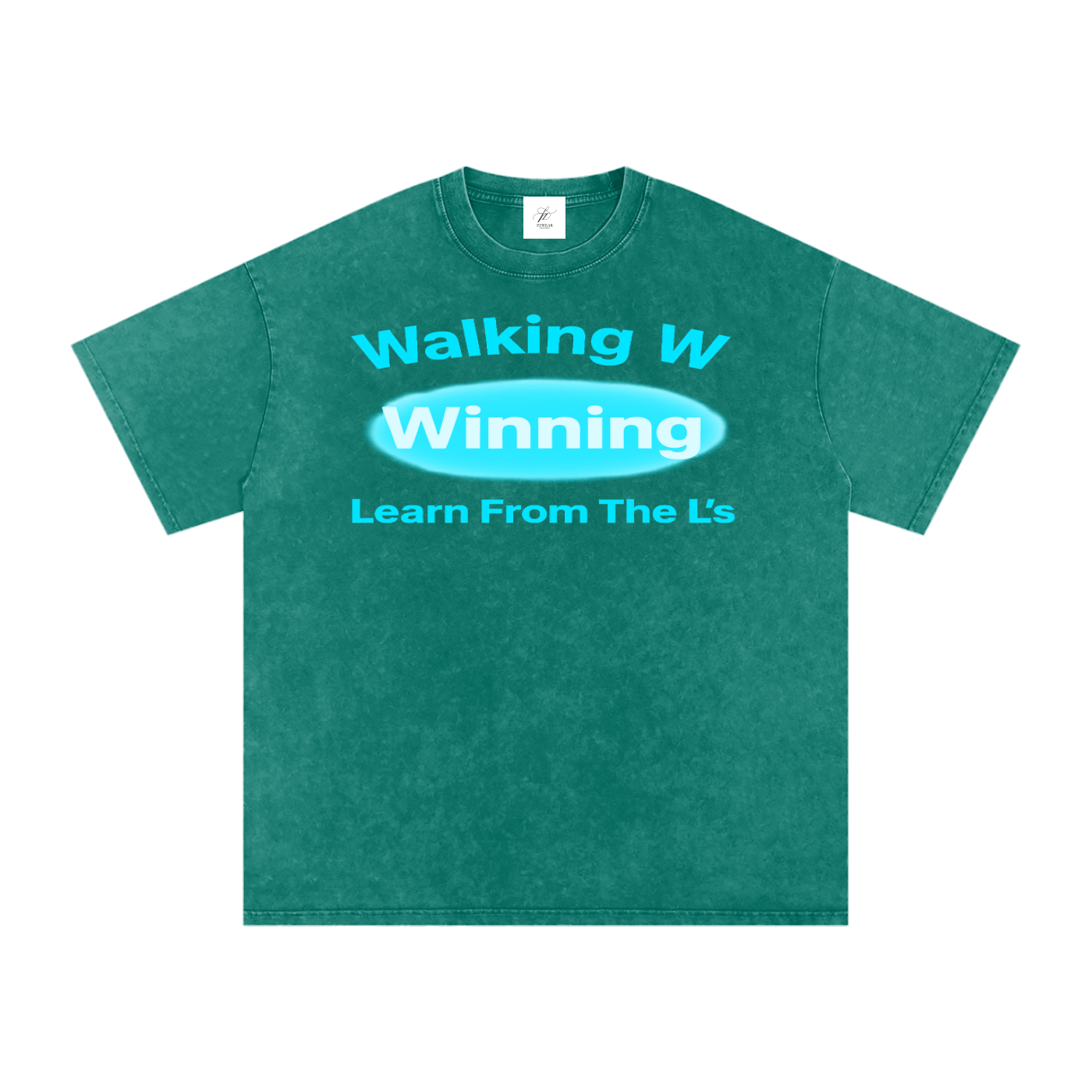 FZ Unisex Acid Wash Winning Oversize Tee
