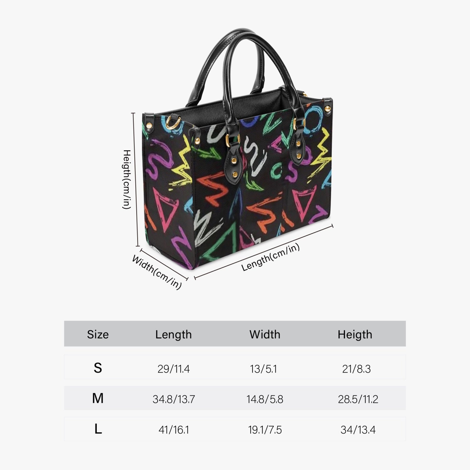 FZ. Concise Type Women's African Print Tote Bag JetPrint