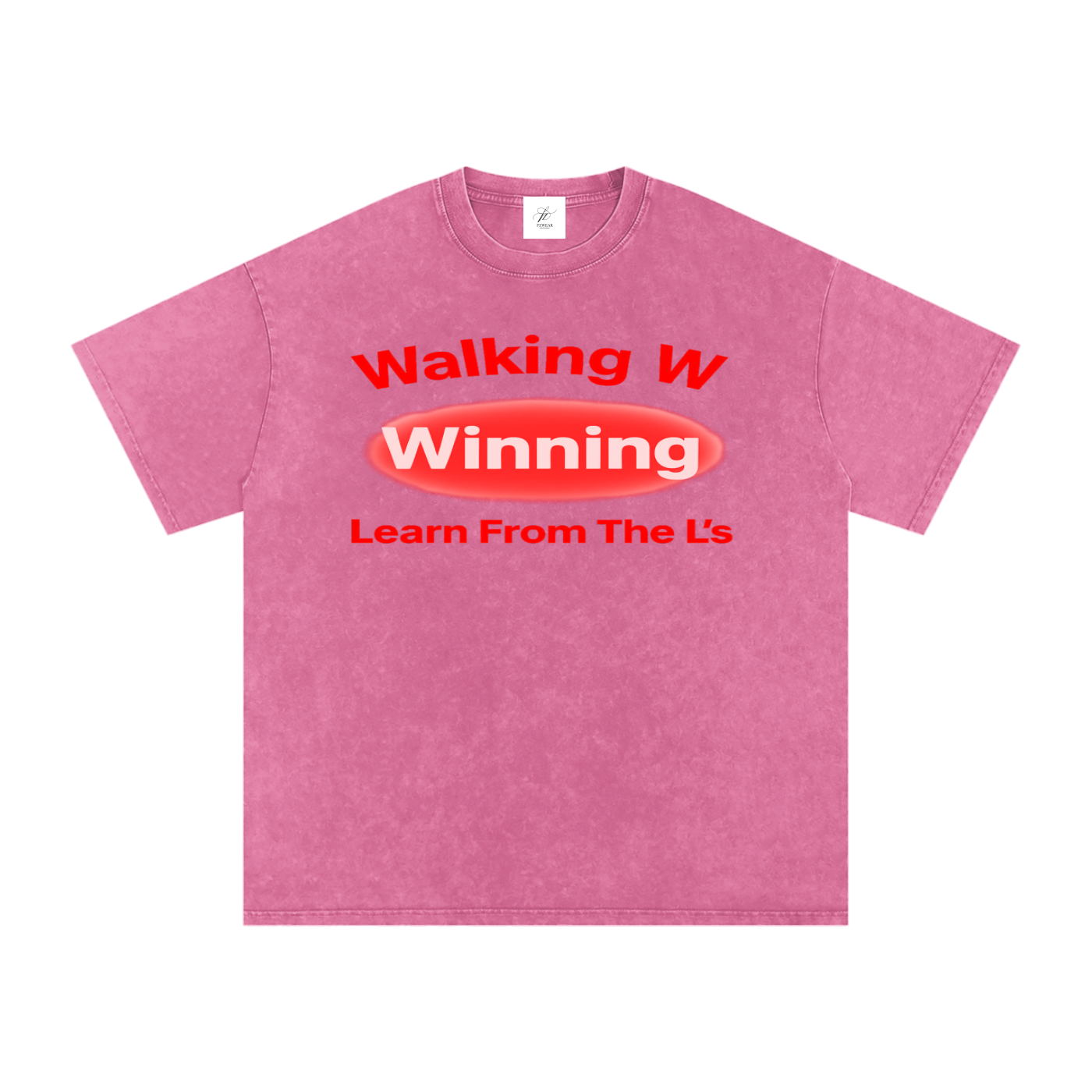 FZ Unisex Acid Wash Winning Oversize Tee