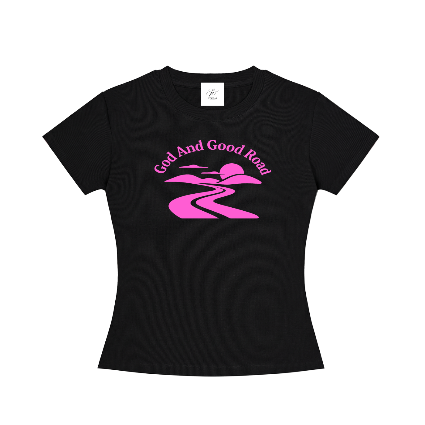 FZ Women's Slim Fit Good Road Crewneck Tee