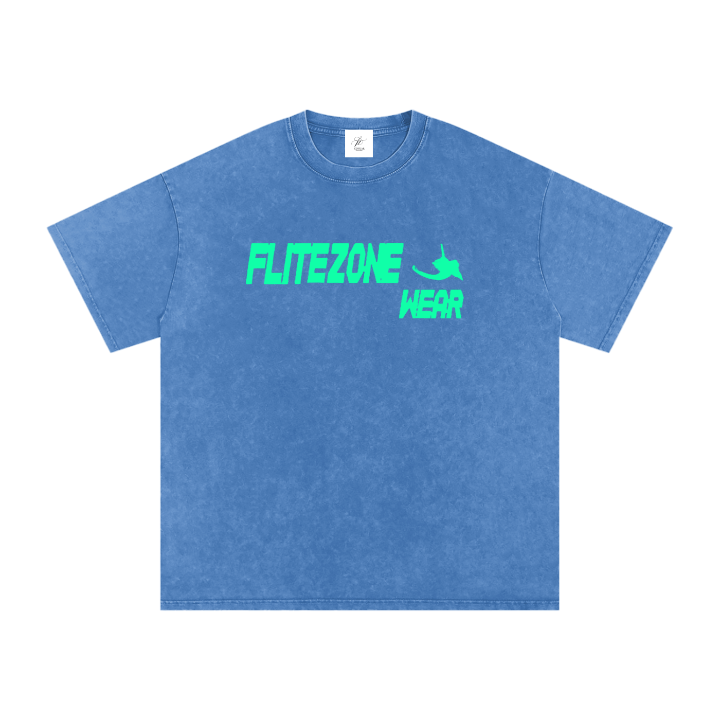 FZ Unisex Snow Washed Oversized Cotton Tee