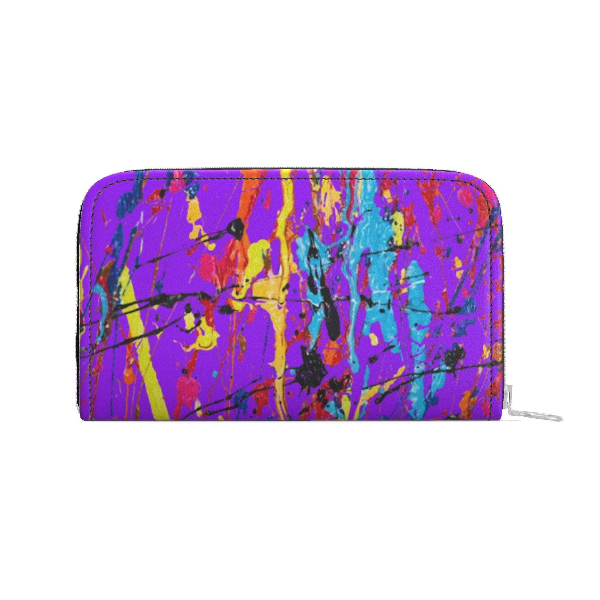 FZ Painted LP Leather Zip Wallet