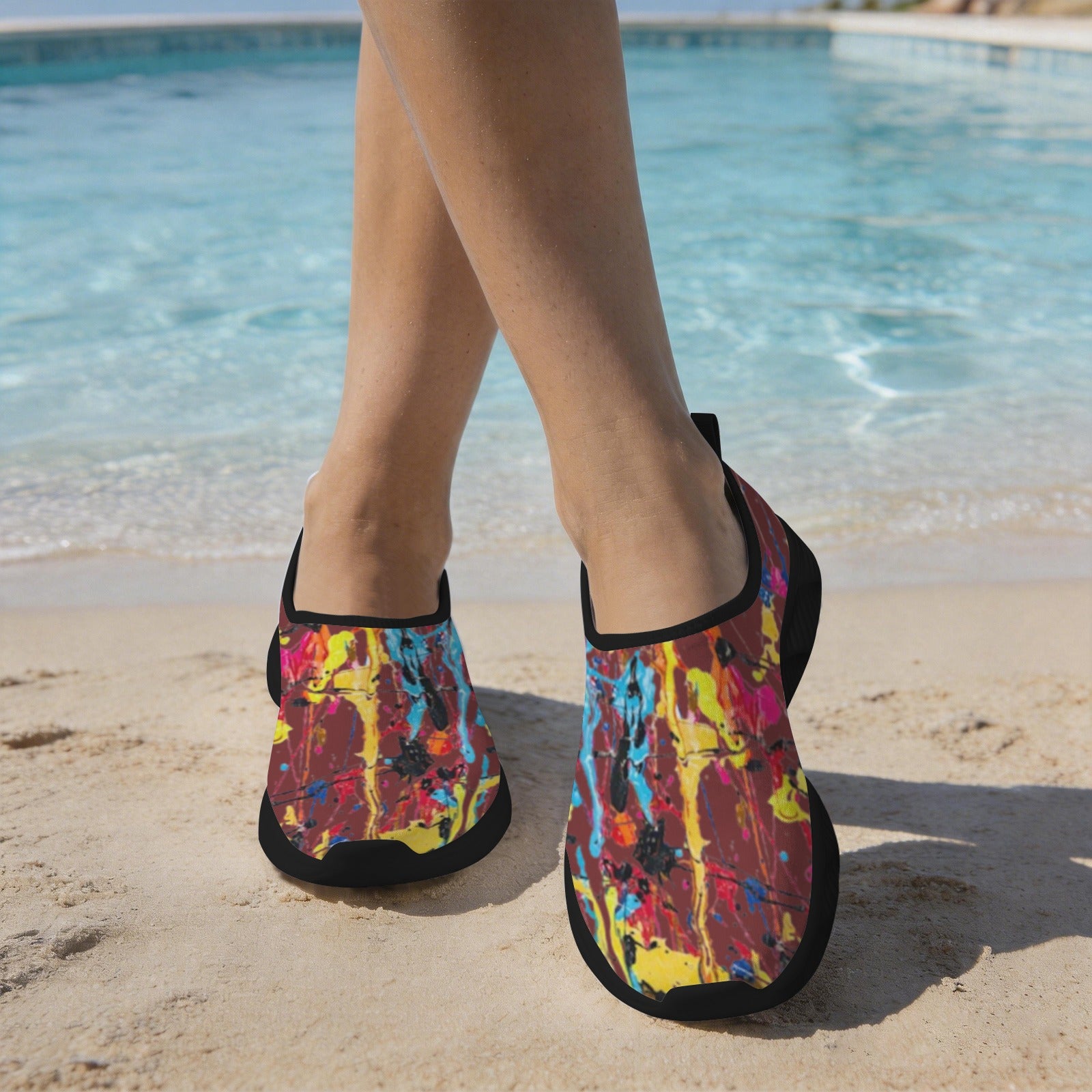 FZ Women's Painted Slip-On Shoes