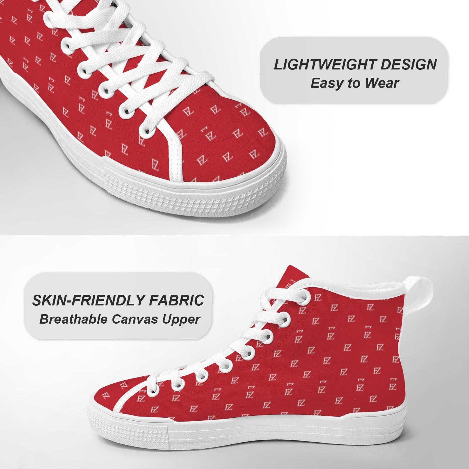 FZ Men's New Vancouver High Top Canvas Shoes