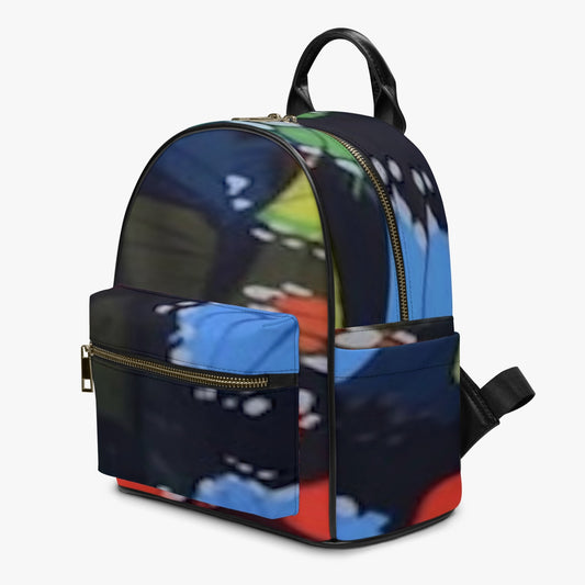 FZr Printed PU Backpack