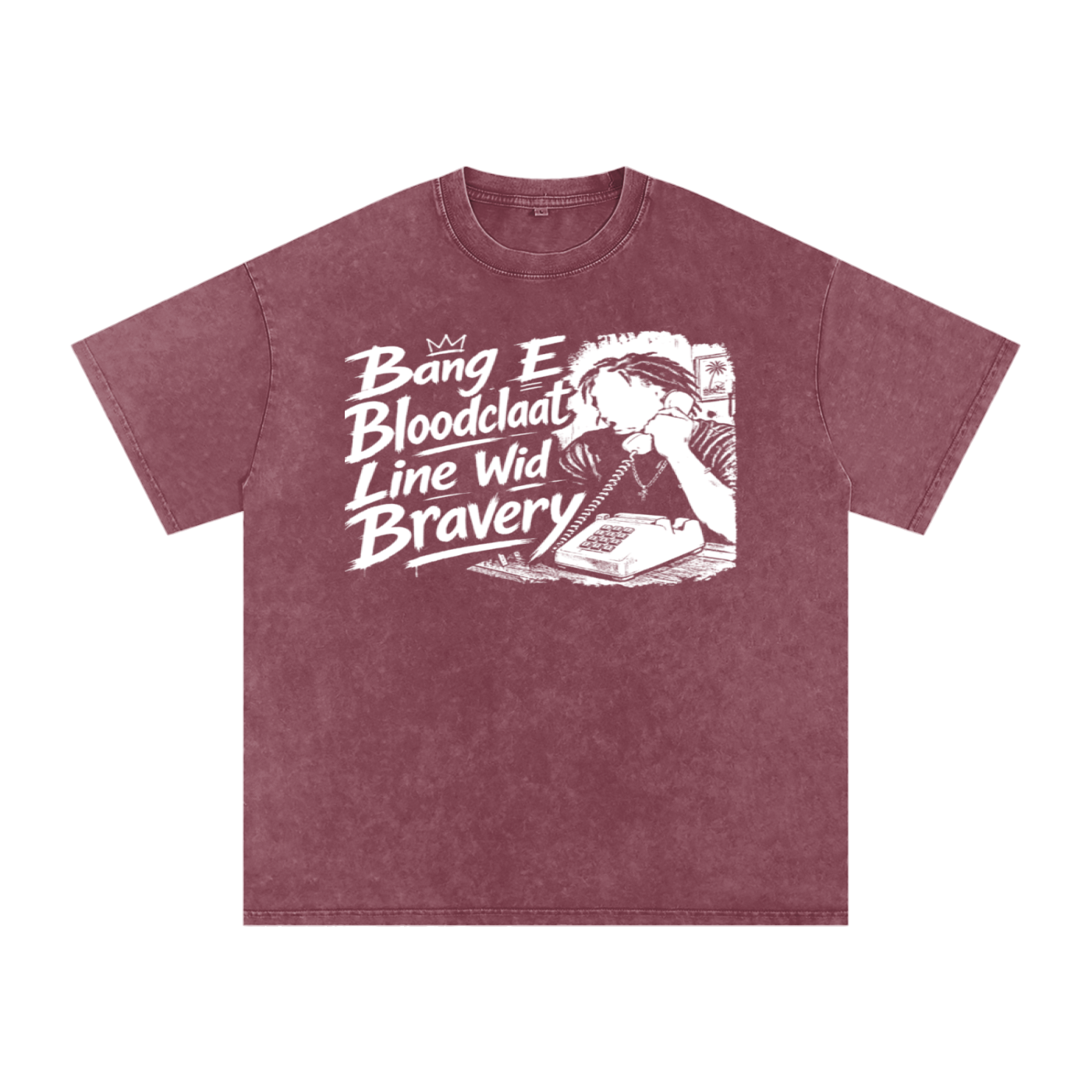 FZ Unisex Snow Washed Oversized Banga Cotton Tee
