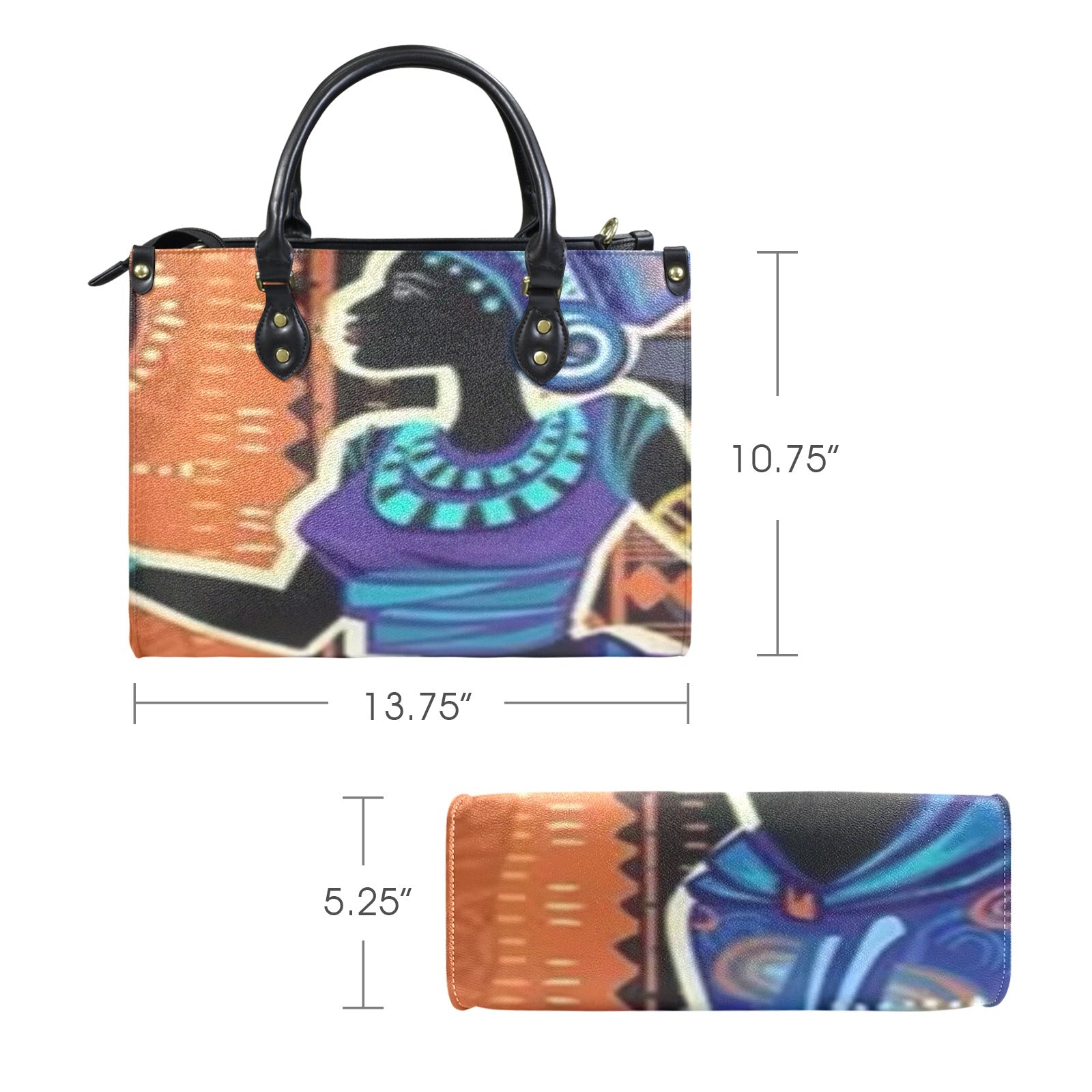 FZ Women's AF Print Handbag Custom Women's Handbag-Medium interestprint