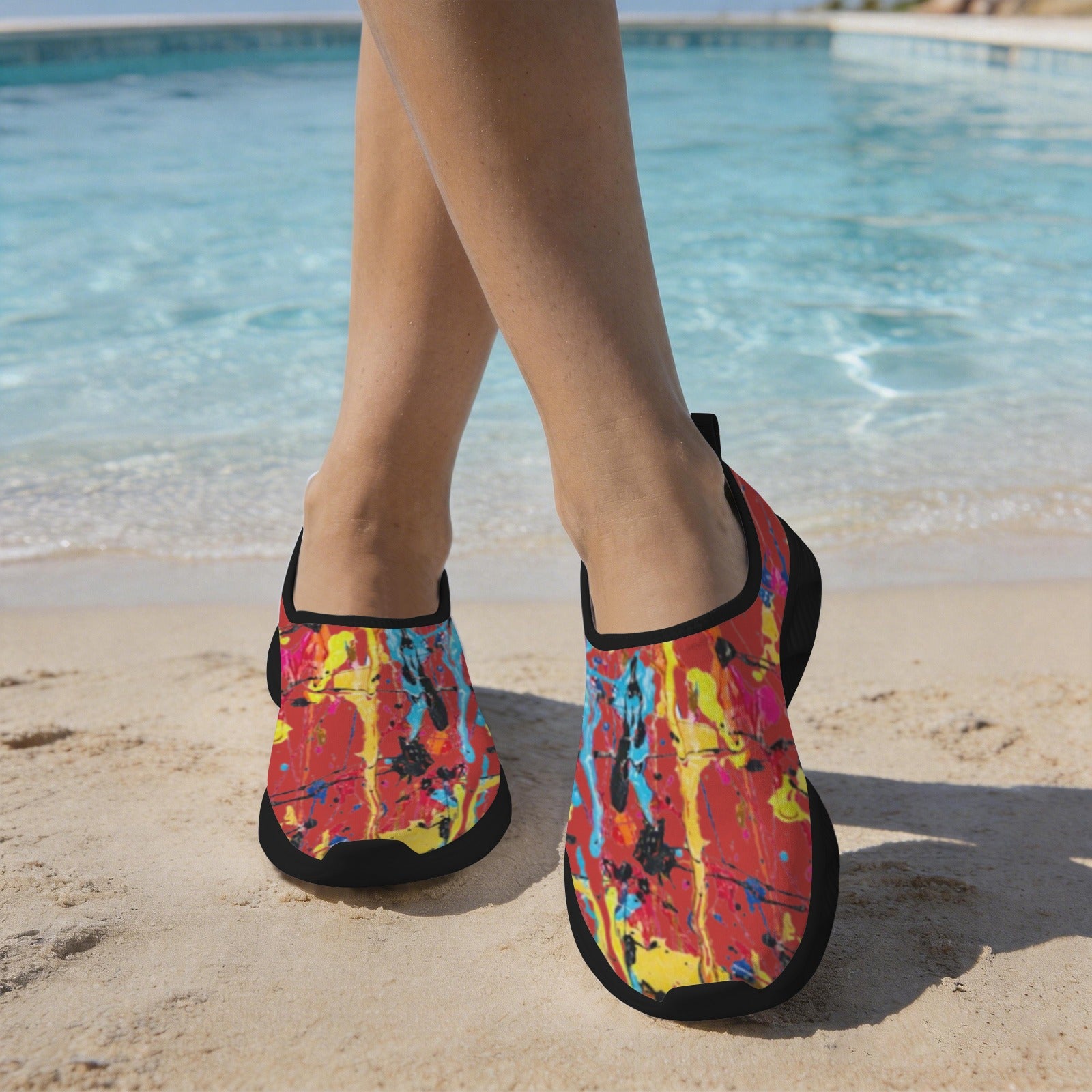 FZ Women's Painted Slip-On Shoes
