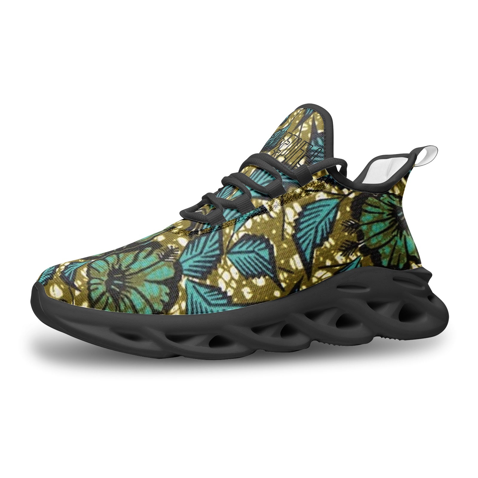 FZ African Print Unisex Bounce Mesh Knit Sneakers Printy6