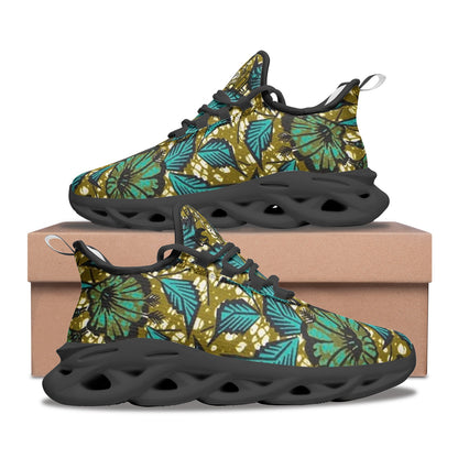 FZ African Print Unisex Bounce Mesh Knit Sneakers Printy6