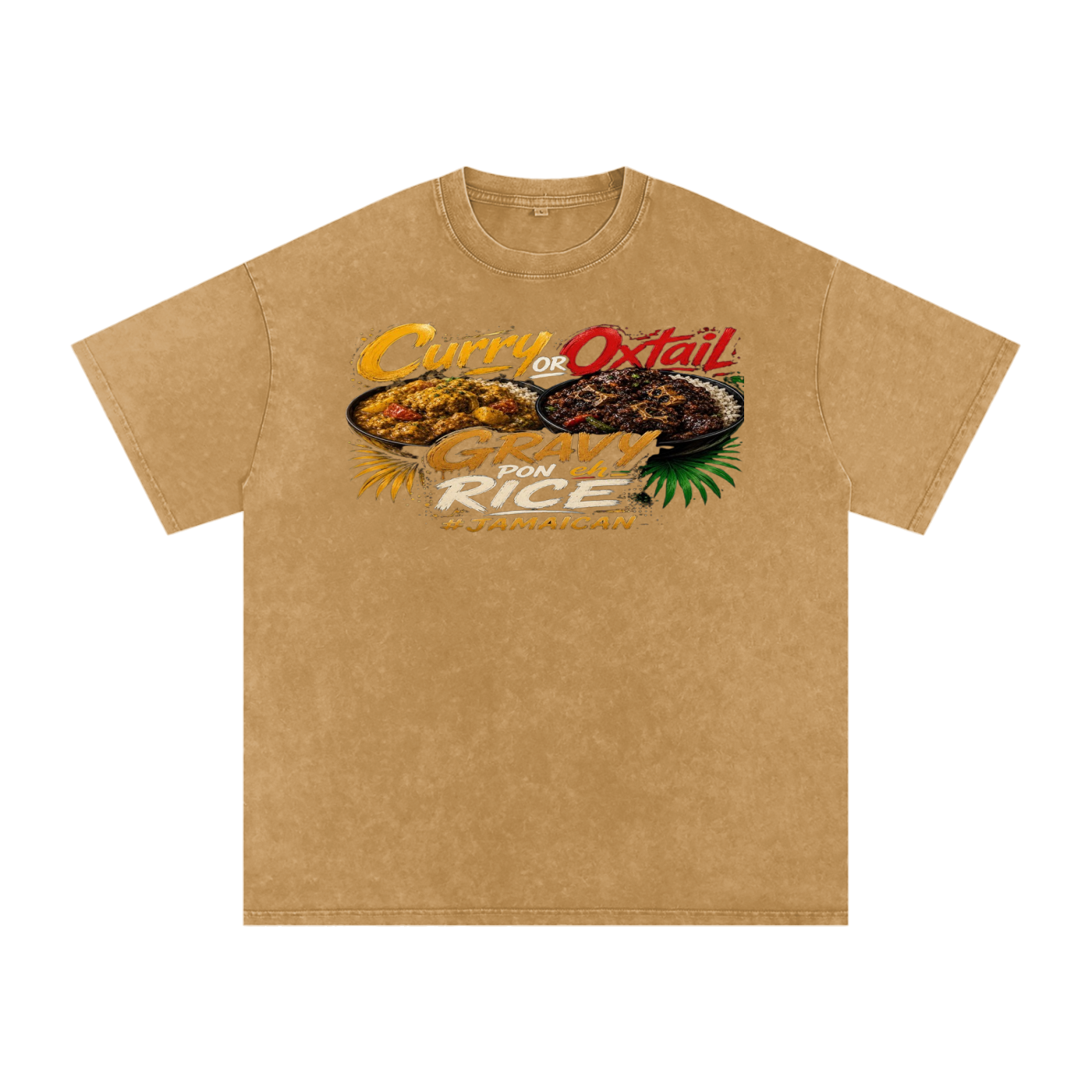FZ Unisex Snow Washed Oversized Cotton Tee
