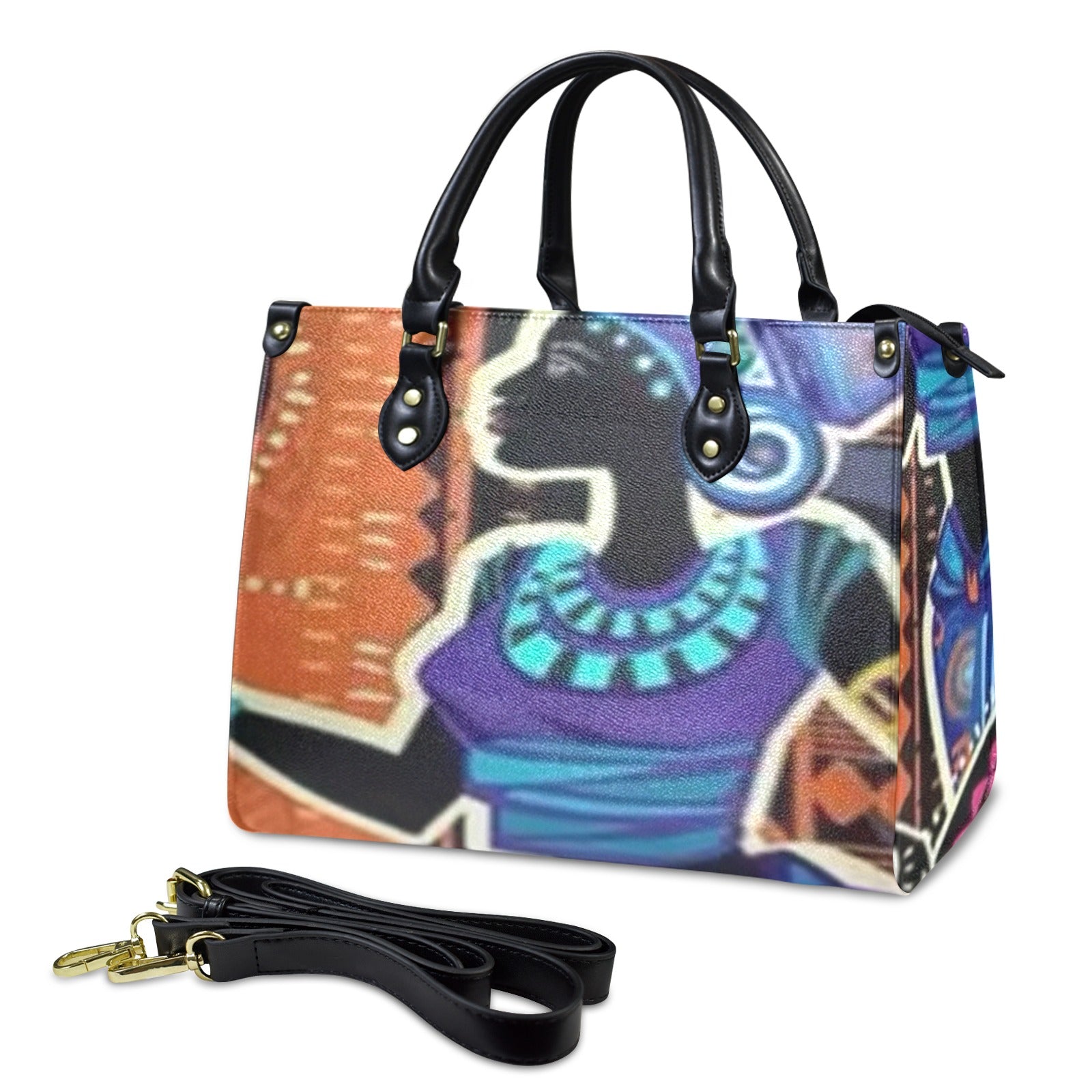 FZ Women's AF Print Handbag Custom Women's Handbag-Medium interestprint