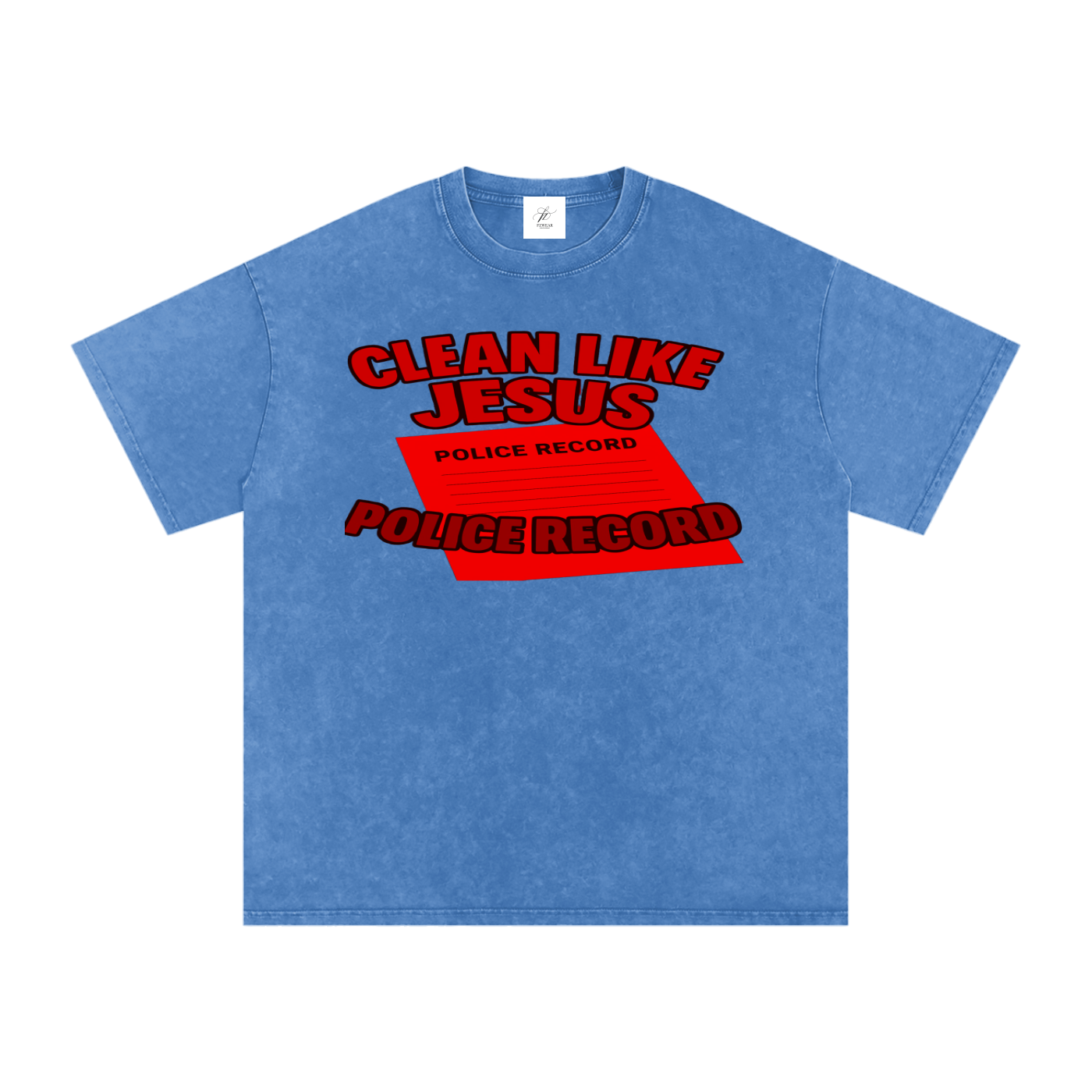 FZ Unisex Acid Wash Oversize Tee