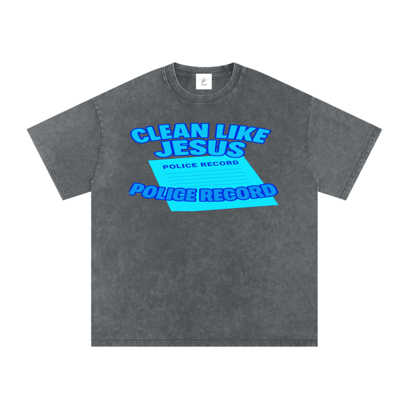 FZ Unisex Acid Wash Oversize Tee