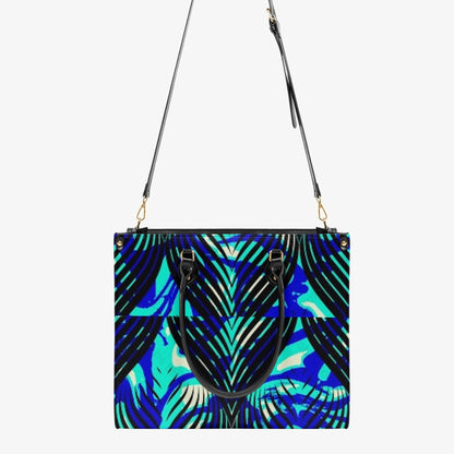 FZ Concise Type Women's African Print Tote Bag JetPrint