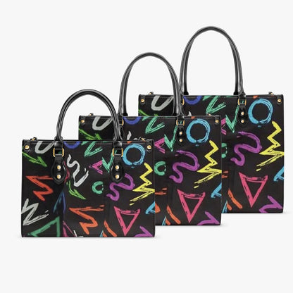 FZ. Concise Type Women's African Print Tote Bag JetPrint