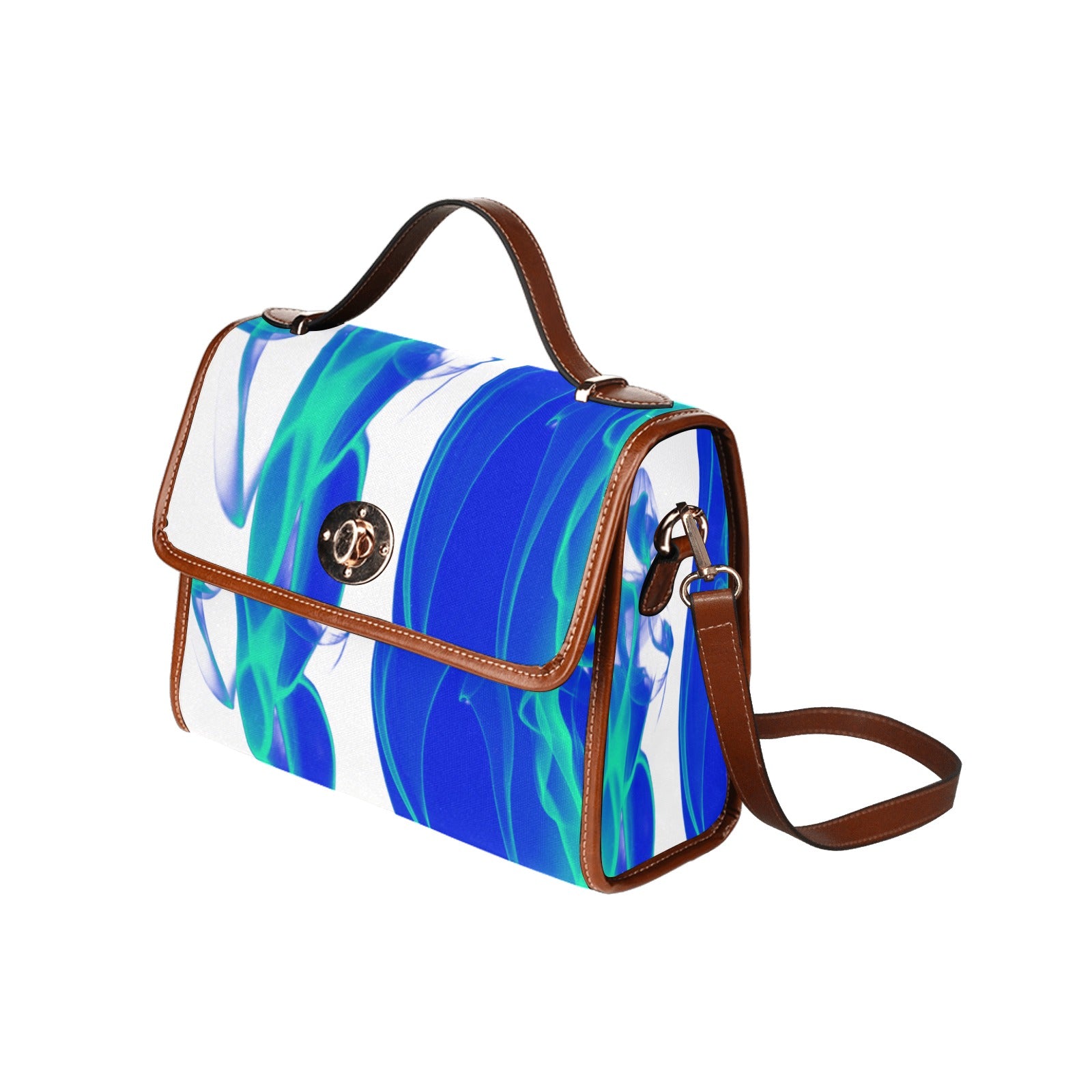 FZ Smoke Handbag - Blue & White