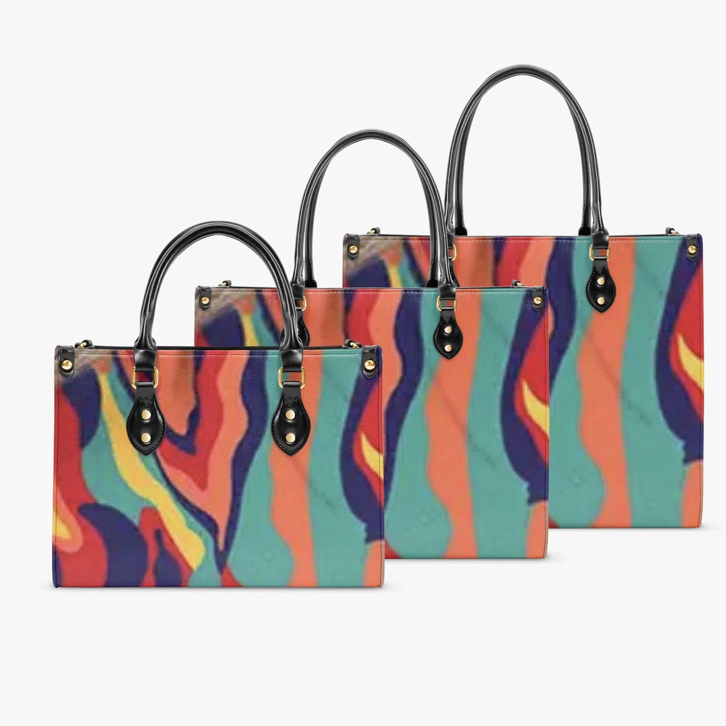 FZ African Print Concise Type Women's Tote Bag JetPrint