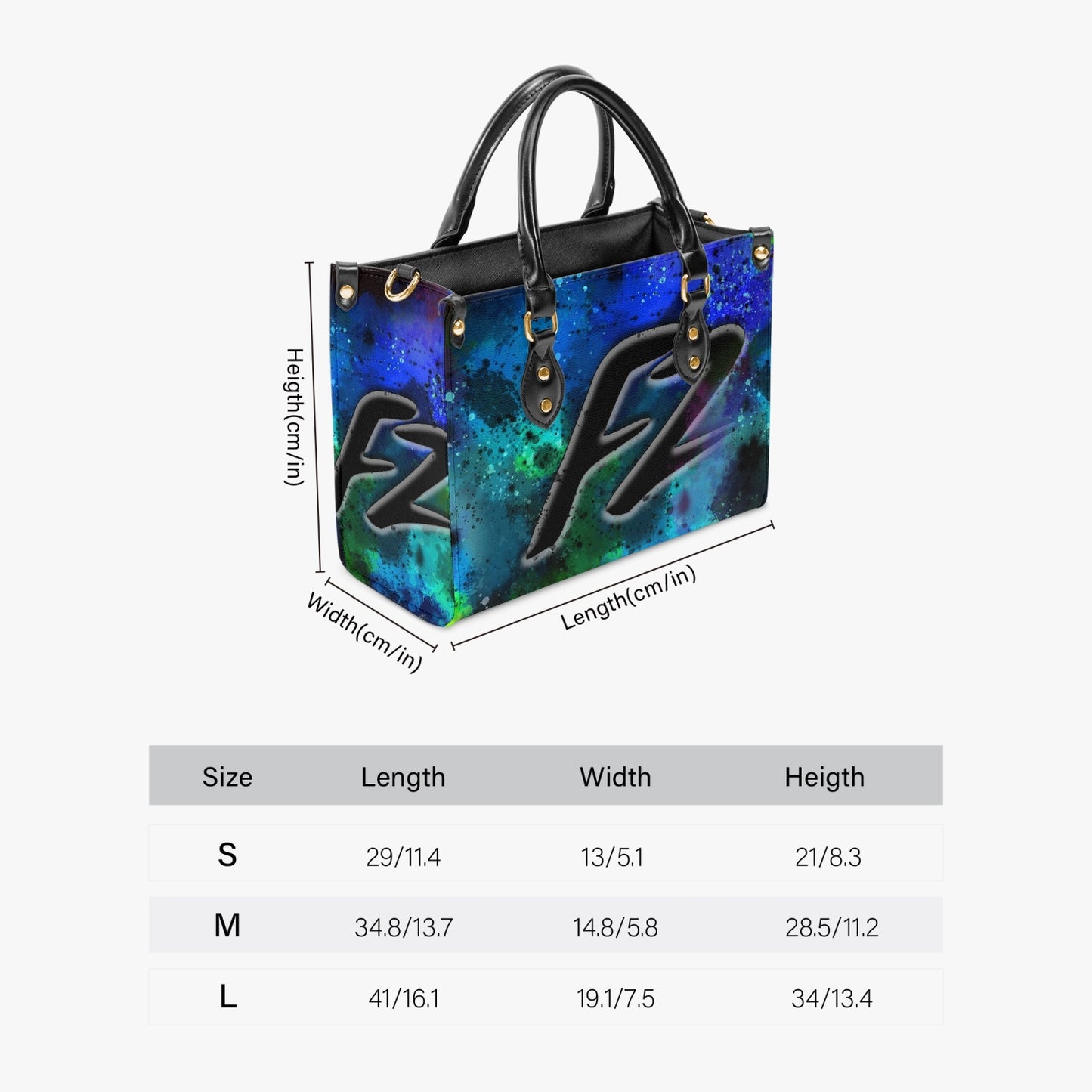 FZ Concise Type Women's Tote Bag JetPrint