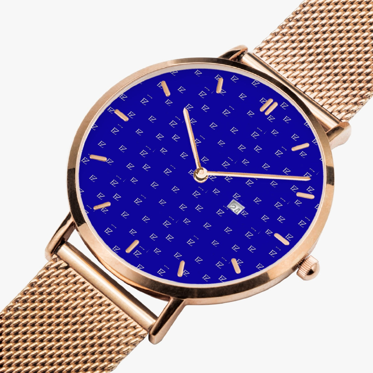 FZ Unisex Stainless Steel Perpetual Calendar Quartz Watch (With