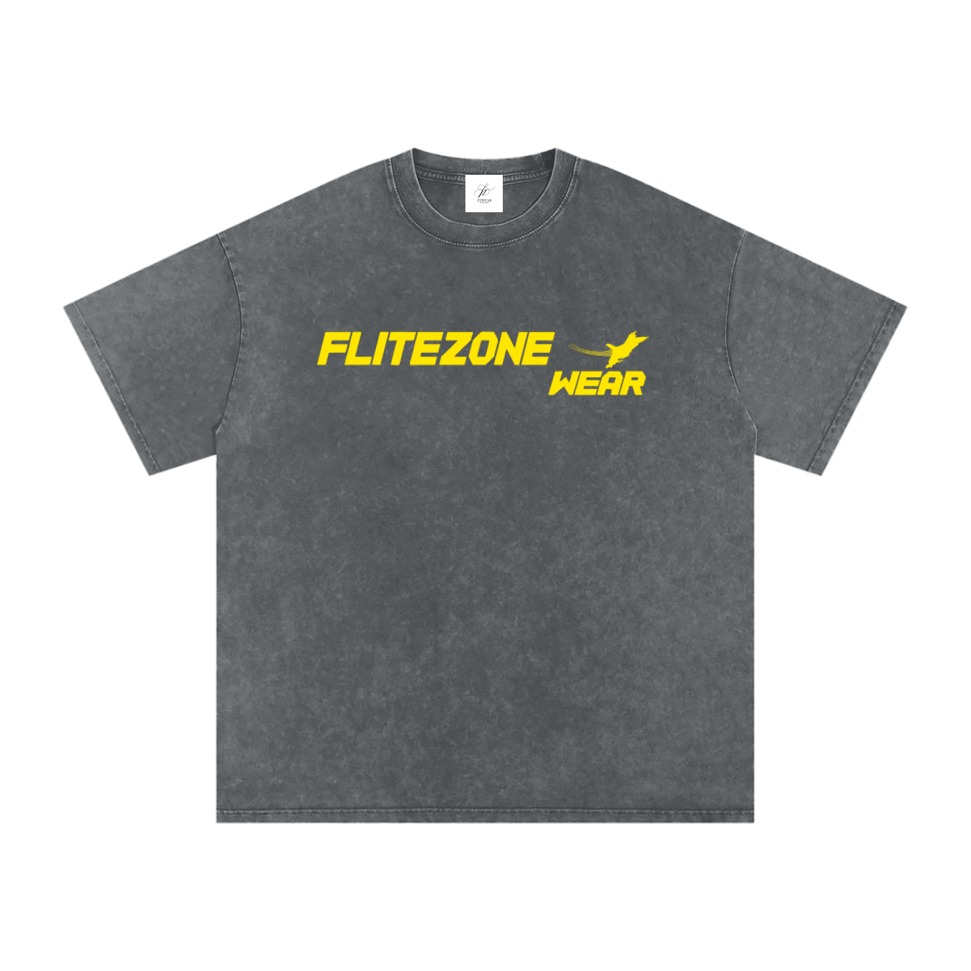 FZ Unisex Snow Washed Oversized Cotton Tee
