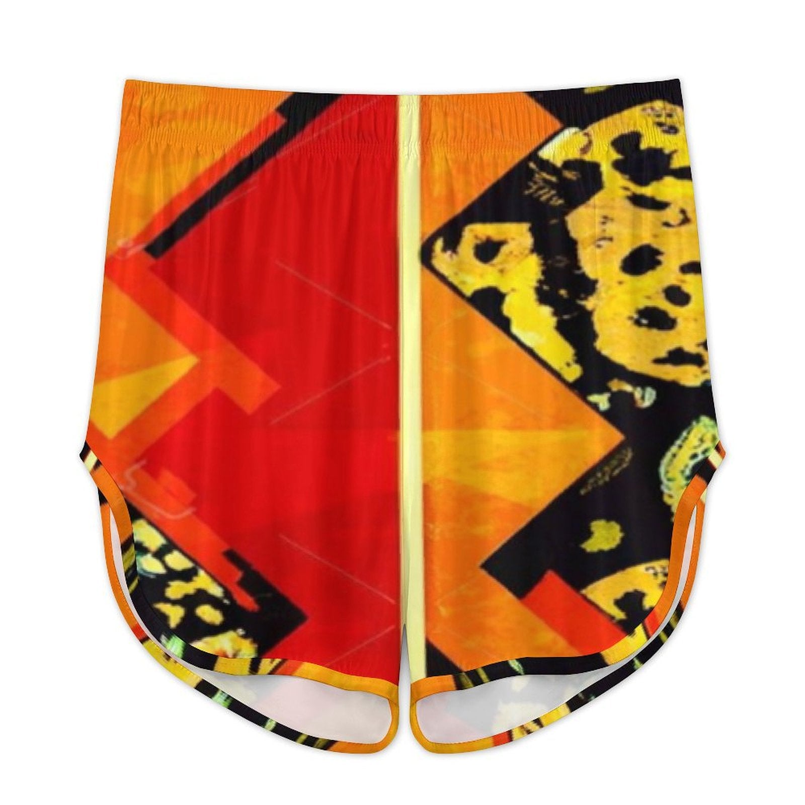 FZ Women's African Print Spaghetti Strap Shorts Pajama Suit