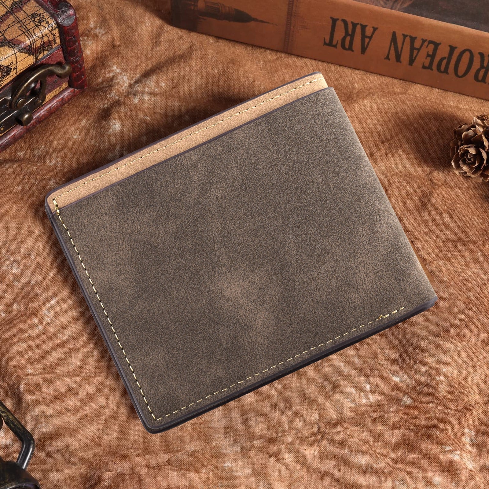FZ Custom Engraved No Zipper Wallet