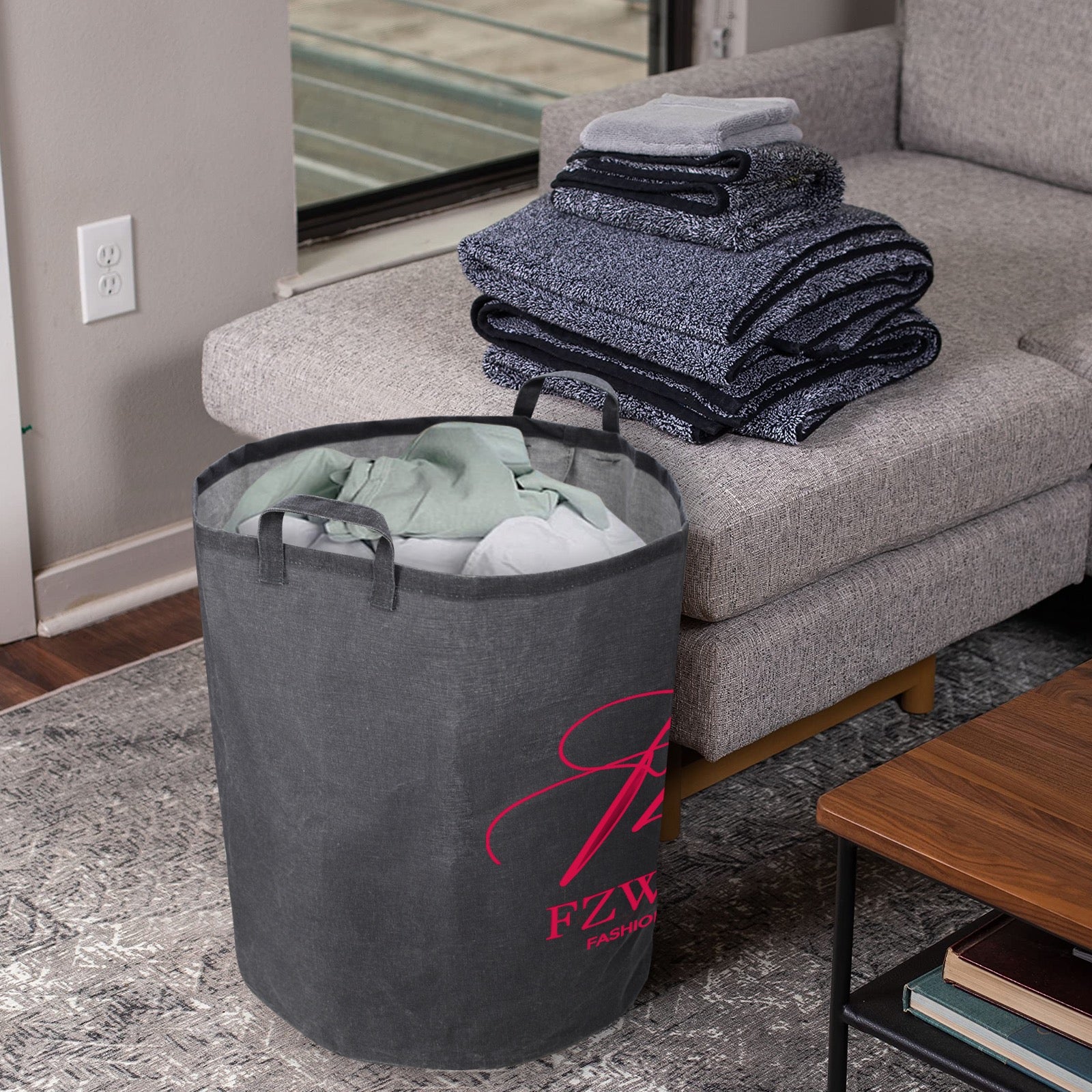 FZ Foldable Round Laundry Basket