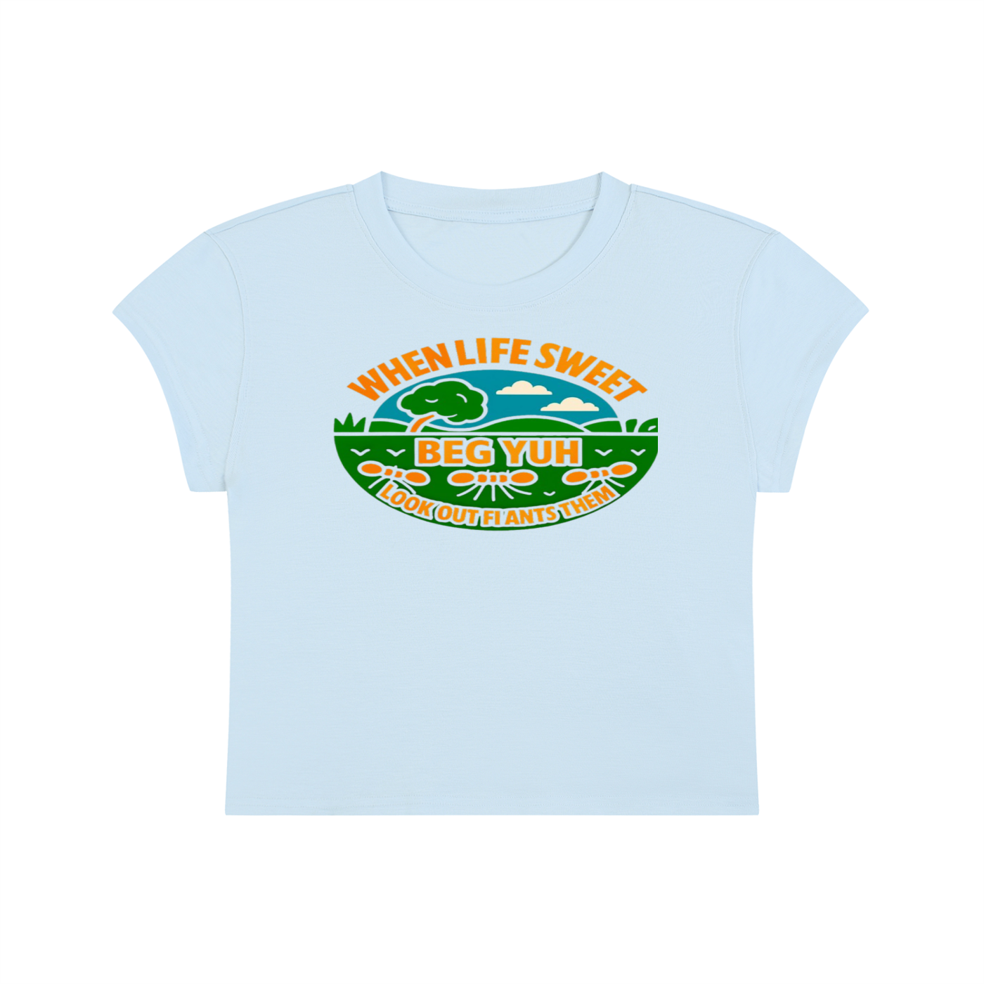 FZ Women's Slim-Fit Cropped Tee
