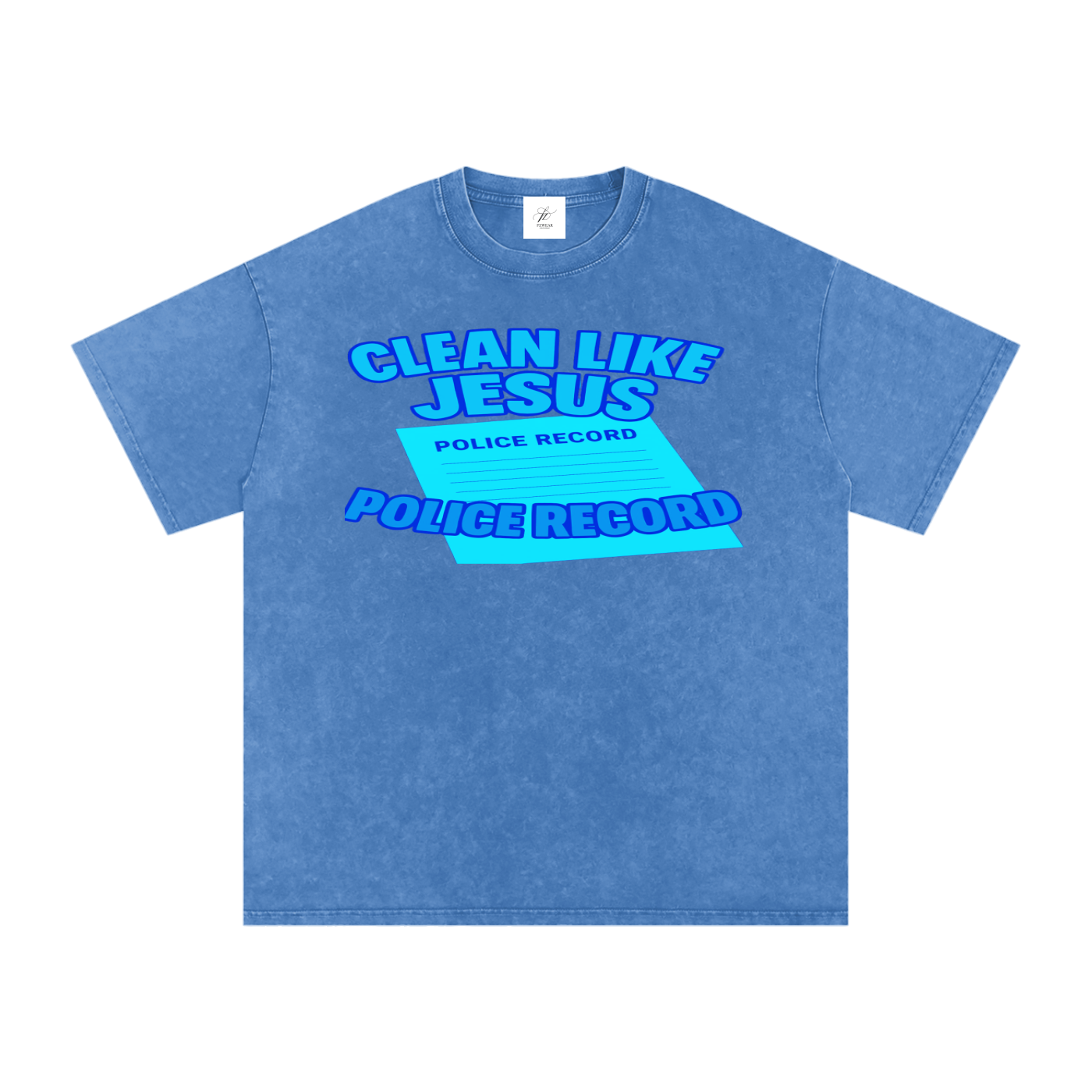 FZ Unisex Acid Wash Oversize Tee