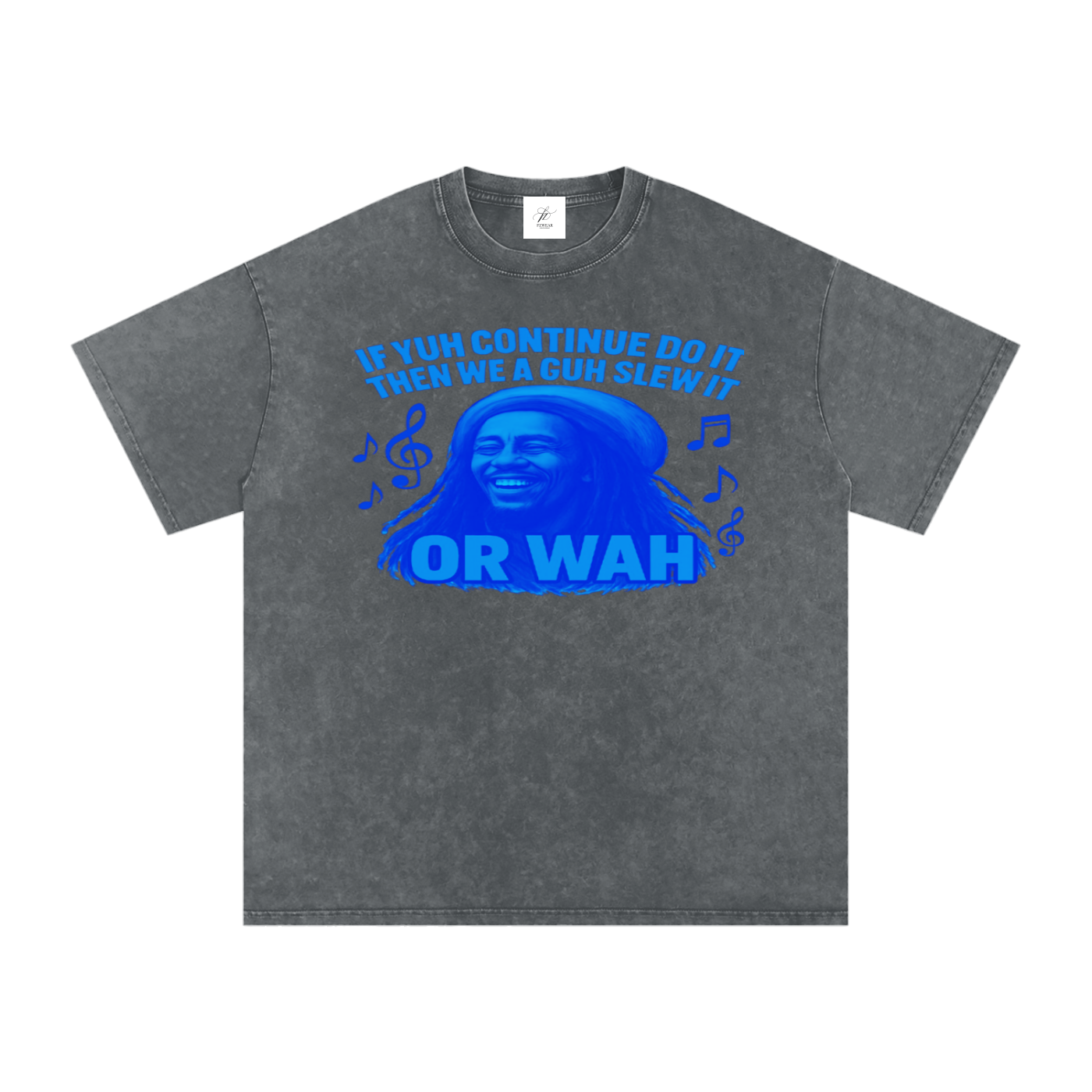 FZ Unisex Acid Wash Oversize Tee