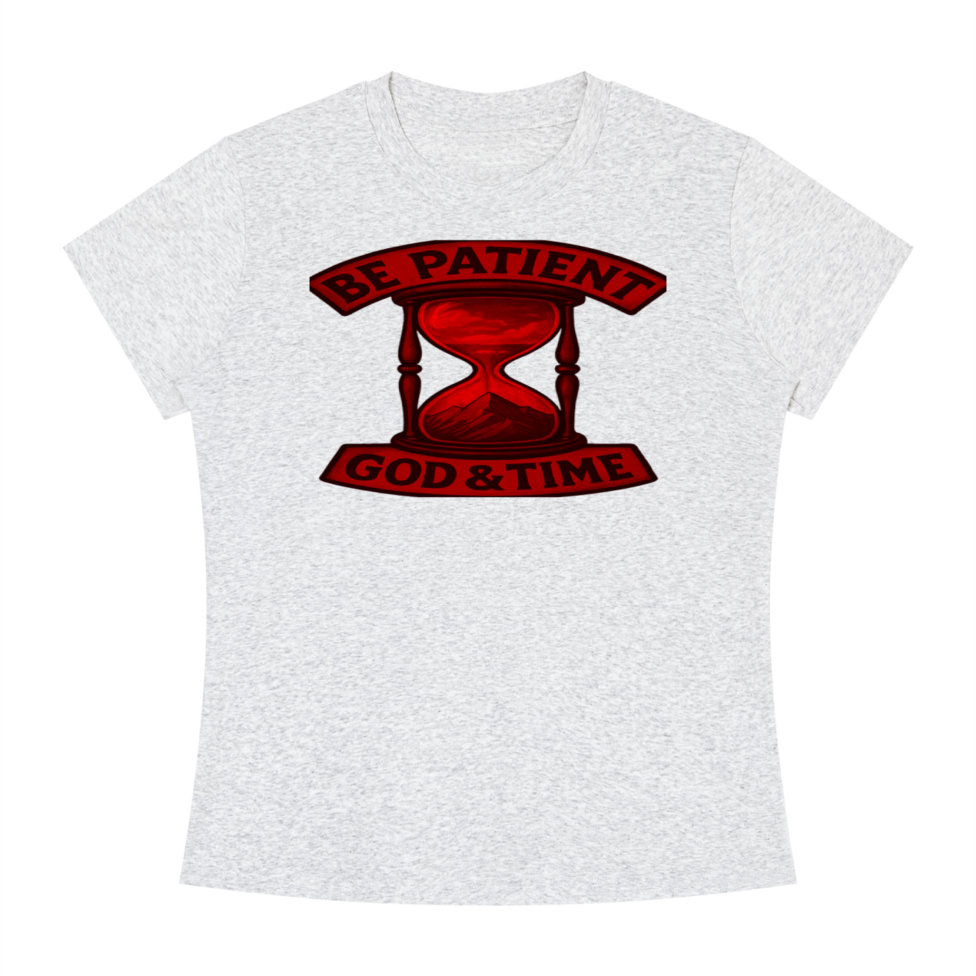 FZ Women's Slim Fit God & Time Crewneck Tee