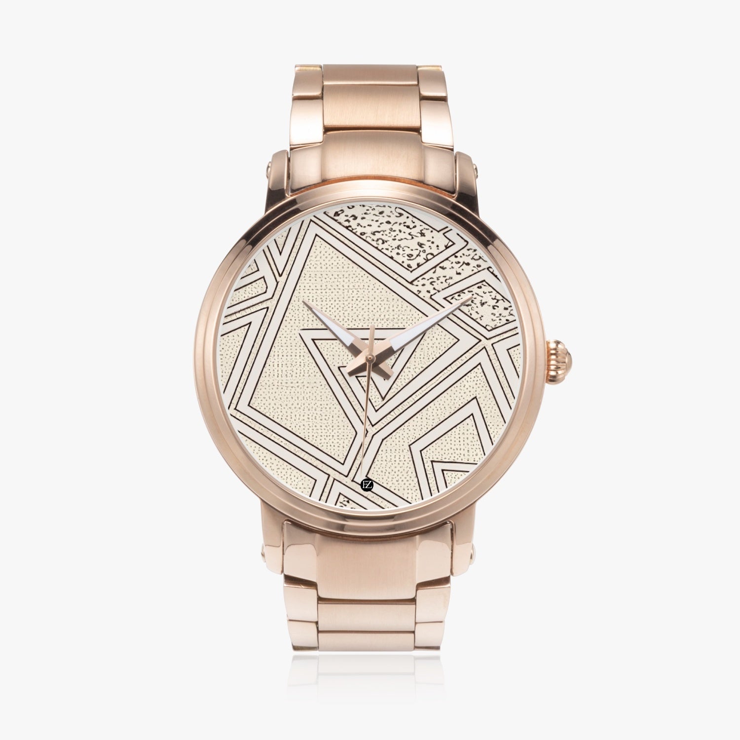 FZ African Print Steel Strap Automatic Watch - FZwear