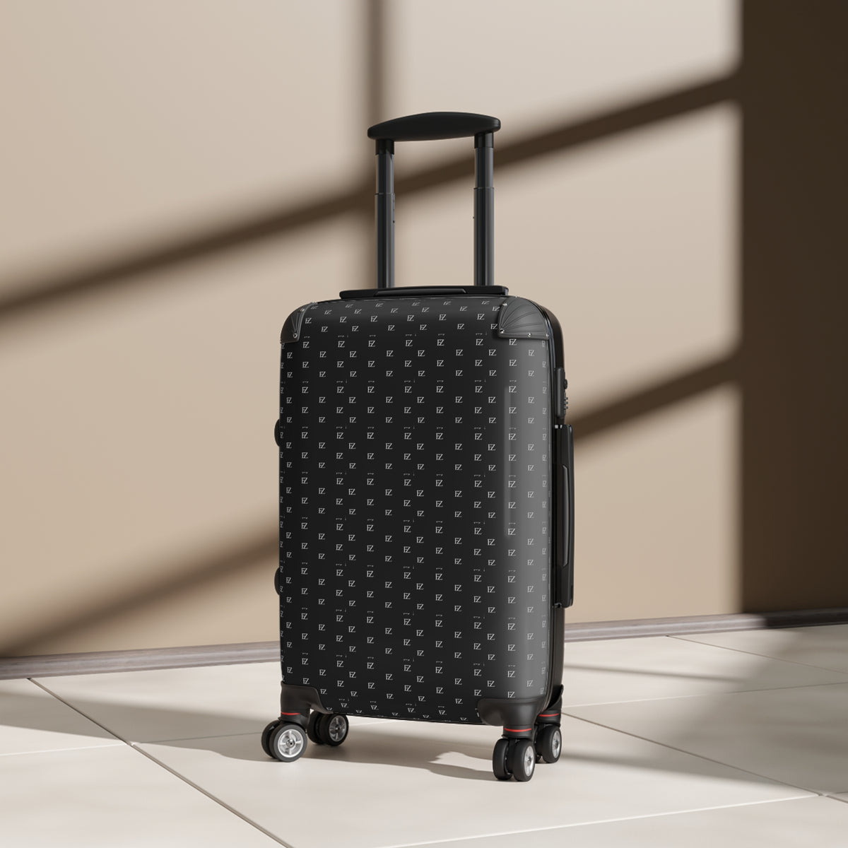 FZ Monogram Patterned Hardshell Suitcase
