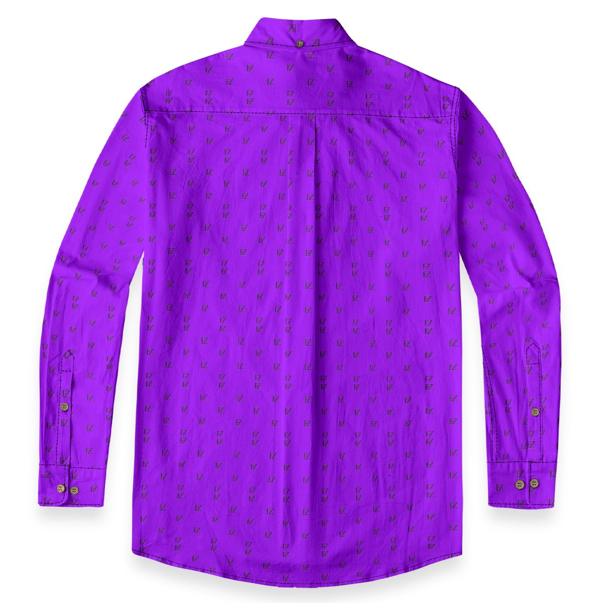 FZ Men's Casual Lapel Long Sleeve Cotton Shirt|