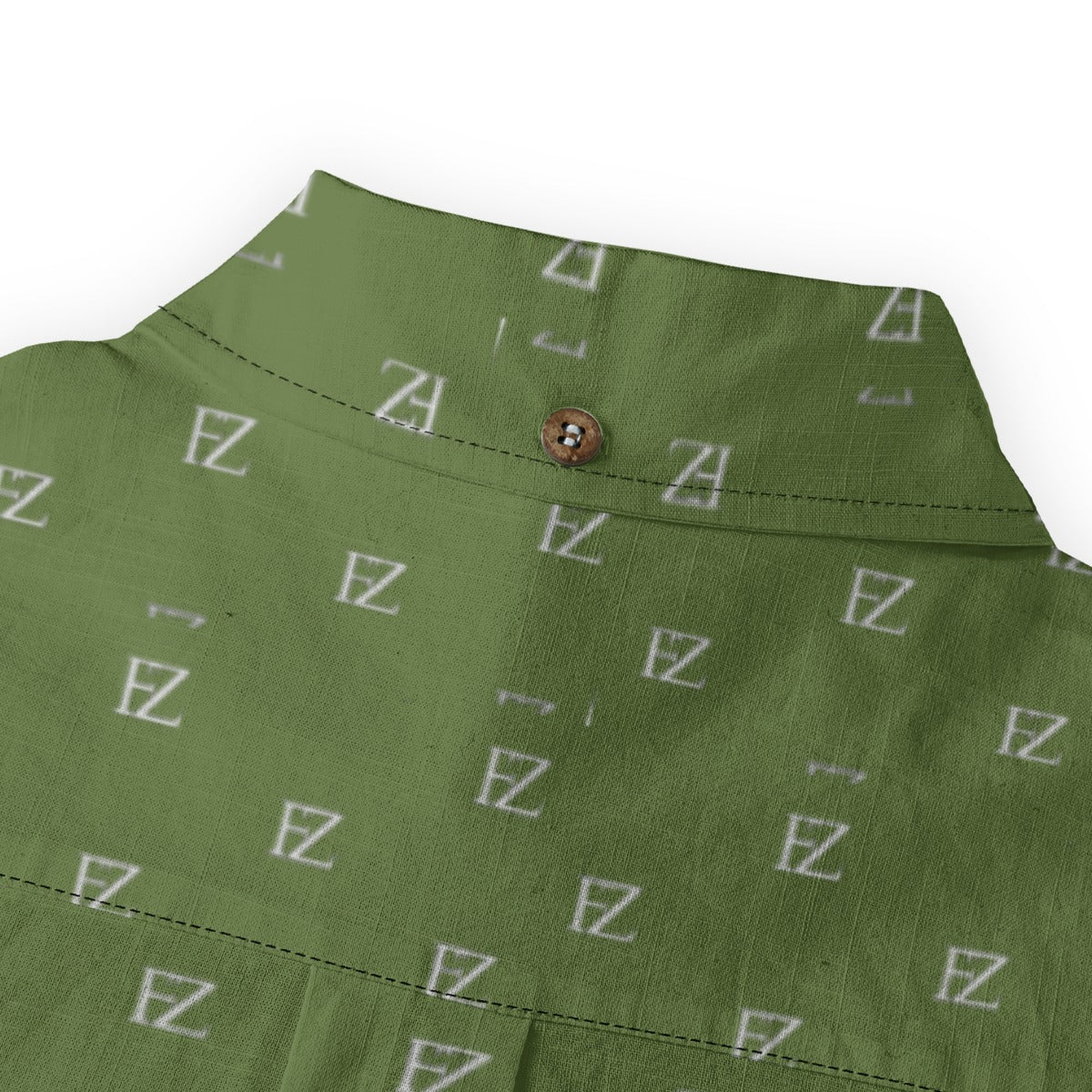 FZ Men's Casual Lapel Long Sleeve Cotton Shirt