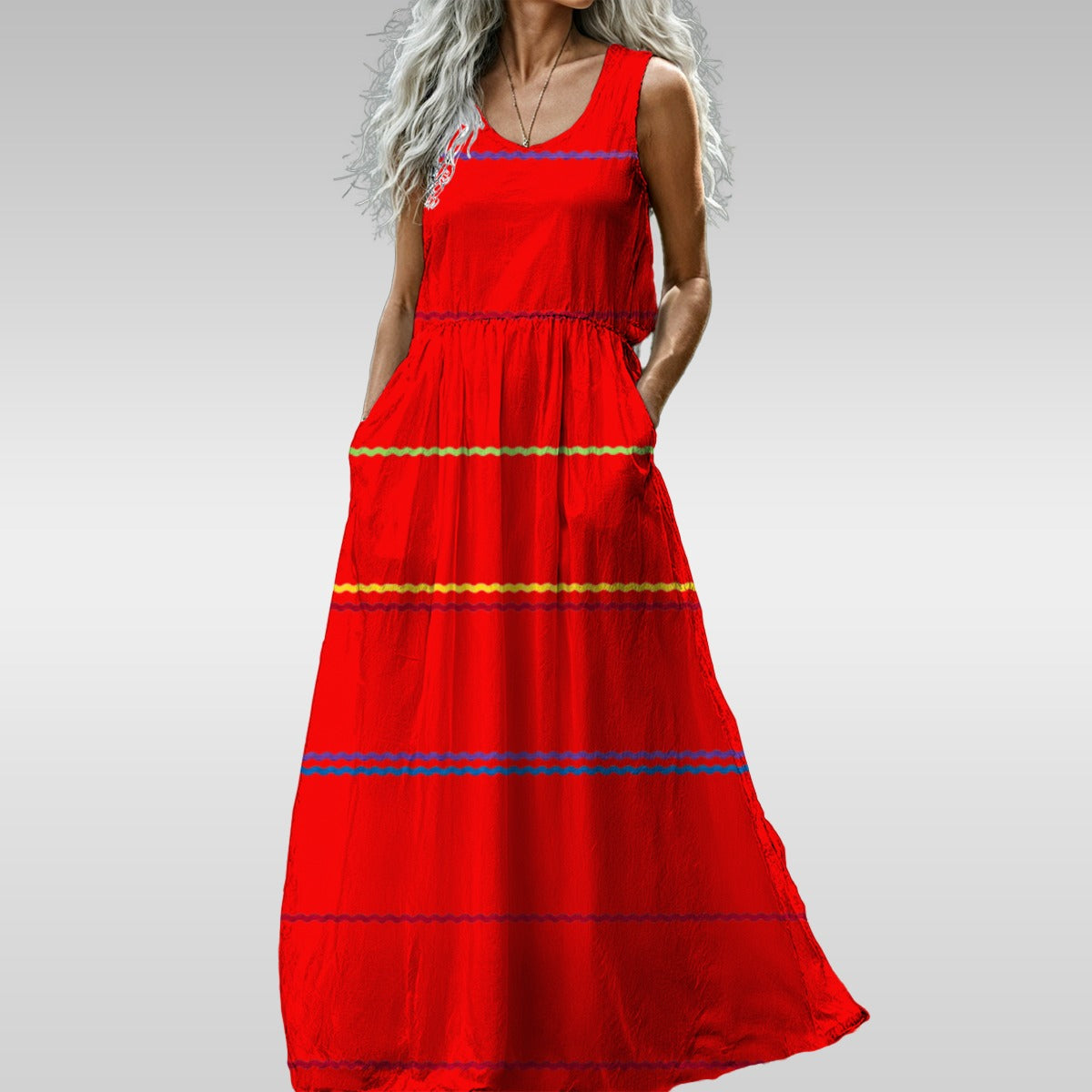 FZ Women’s Sleeveless Maxi Dress