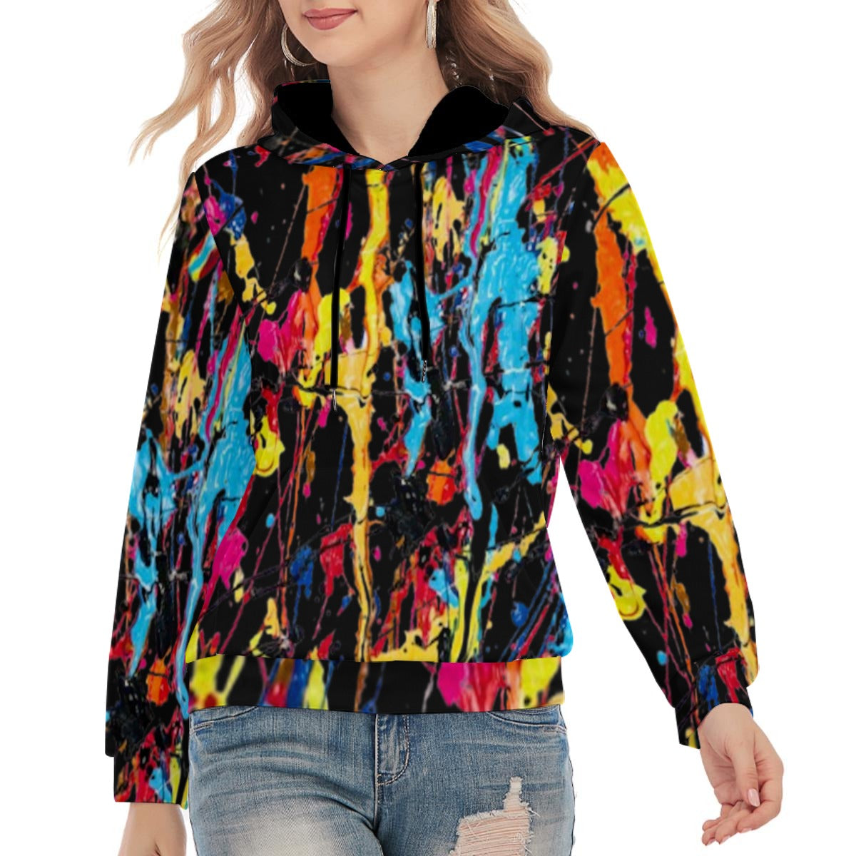 FZ Unisex Painted Pullover Hoodie