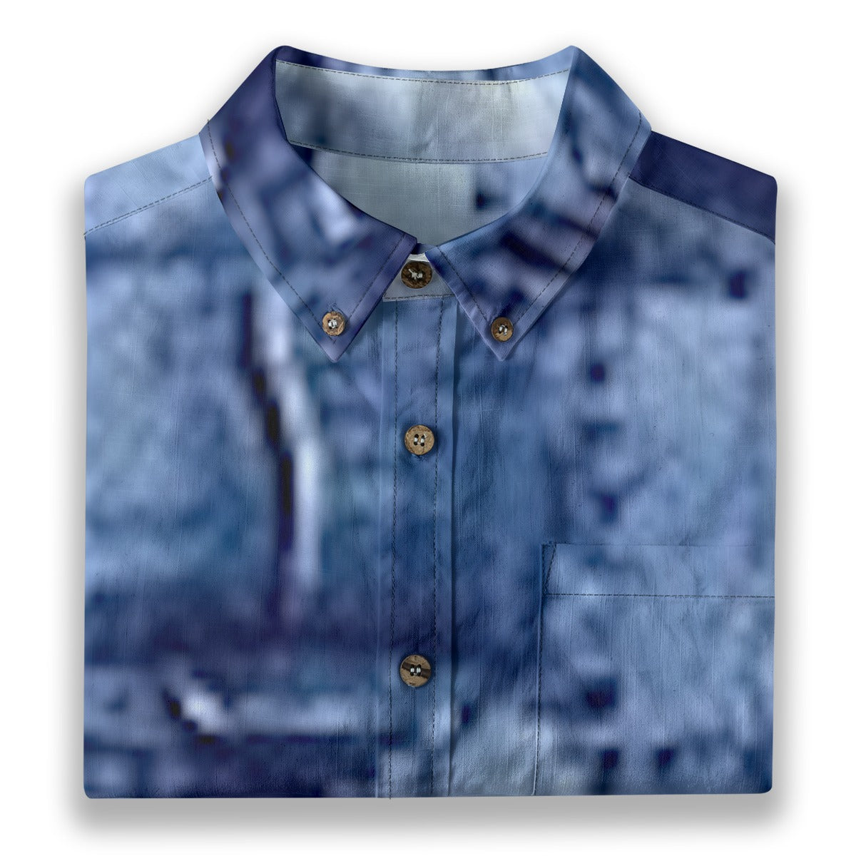 FZ Men's Breathable Bamboo Short Sleeve Cotton Dress Shirt