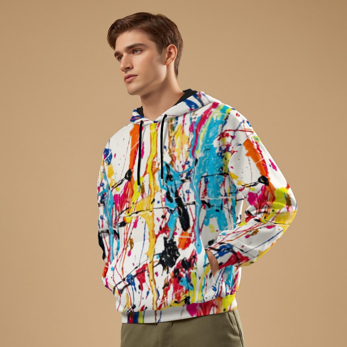 FZ Unisex Painted Pullover Hoodie