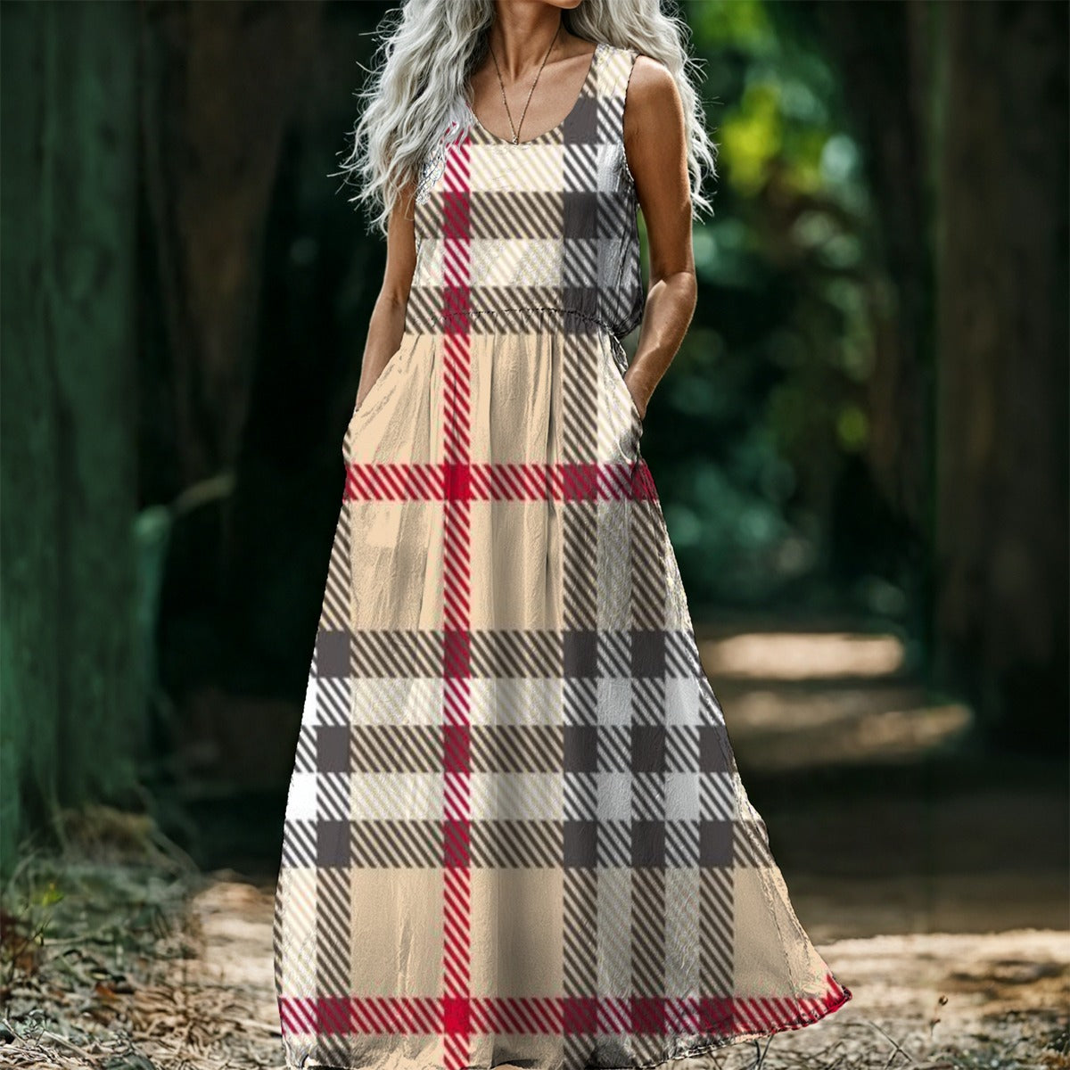 FZ Women’s Sleeveless Maxi Sundress