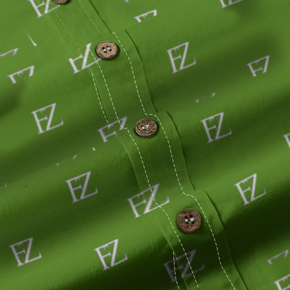 FZ Men's Casual Lapel Long Sleeve Cotton Dress Shirt