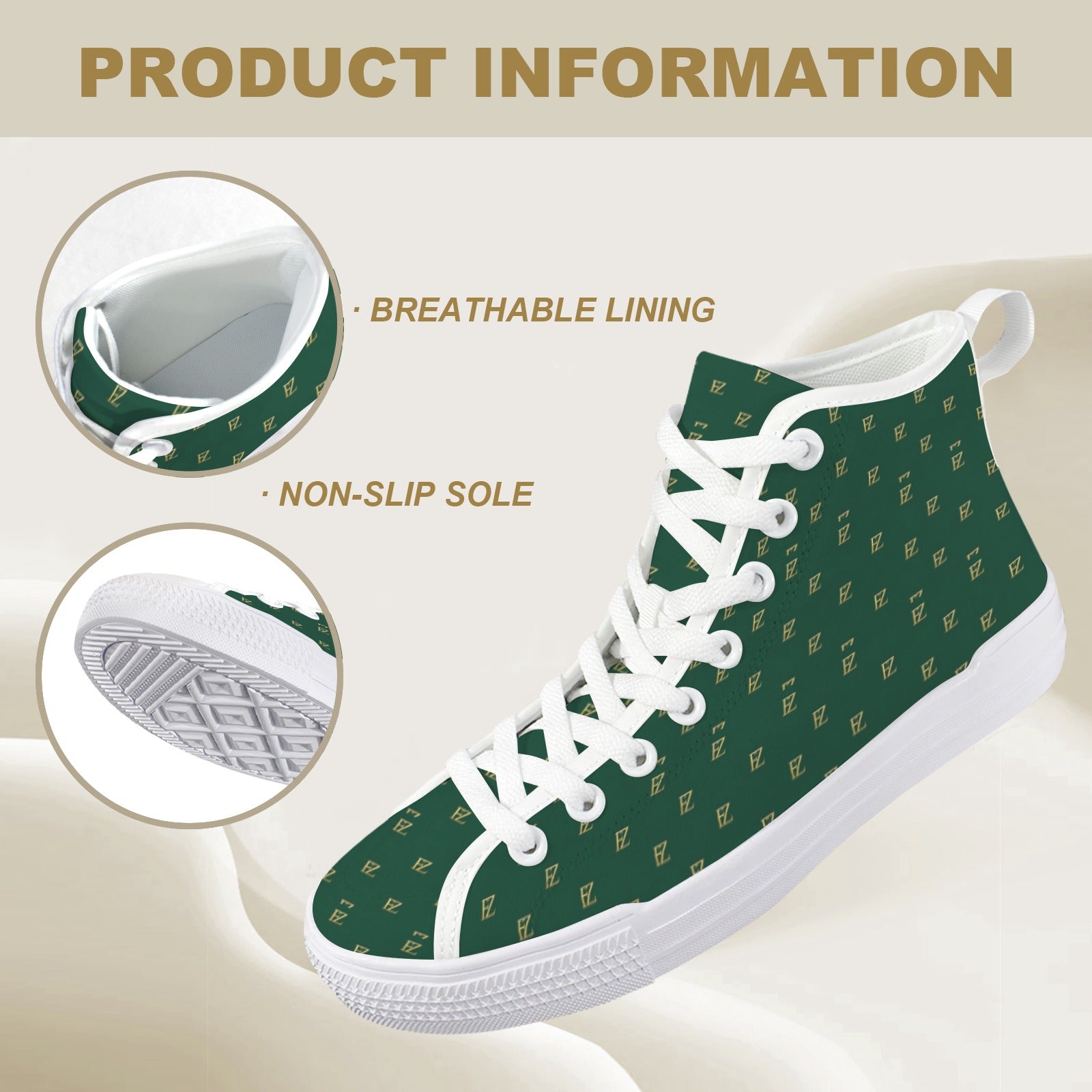 FZ Men's New Vancouver High Top Canvas Shoes