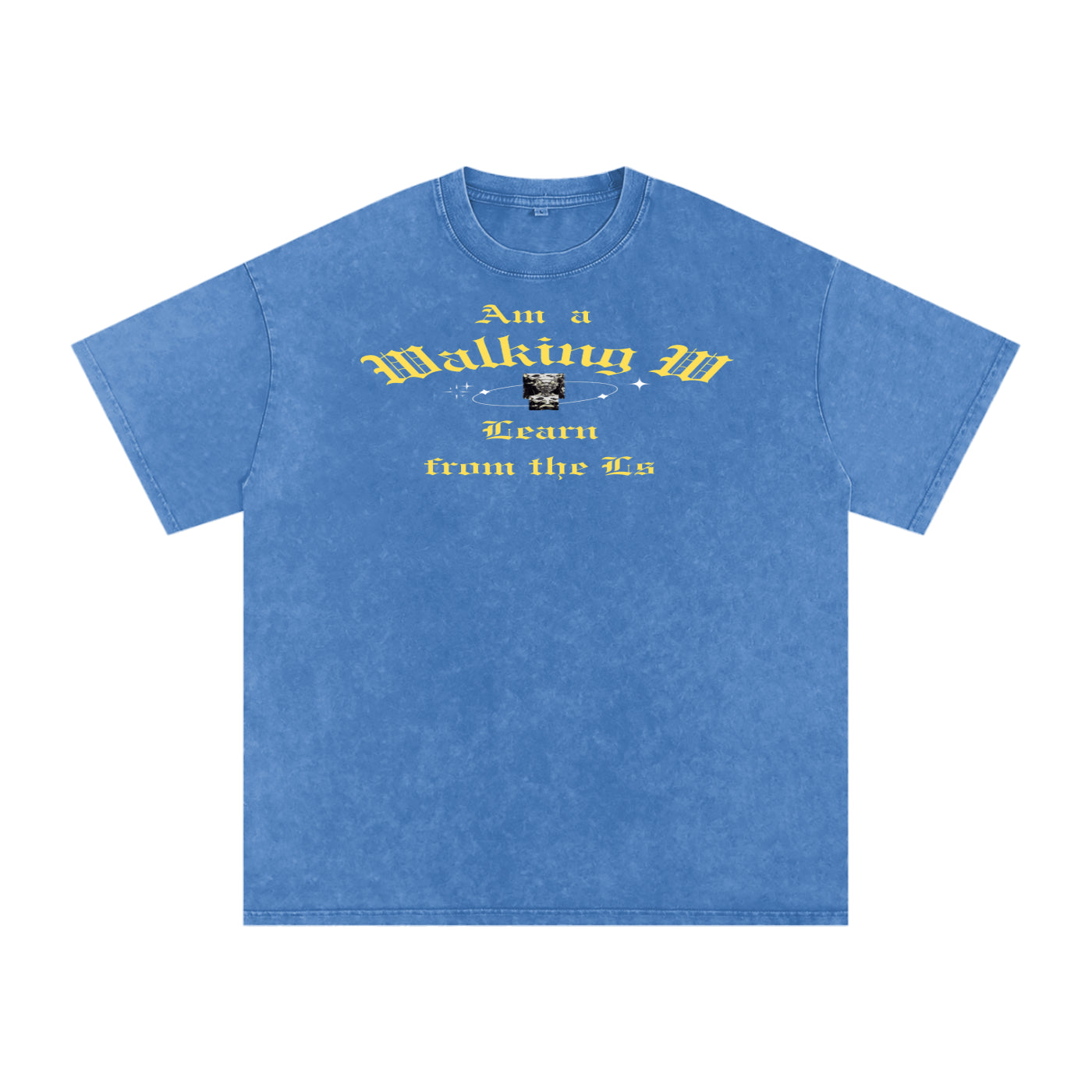 FZ Unisex Snow Washed Oversized Cotton Tee